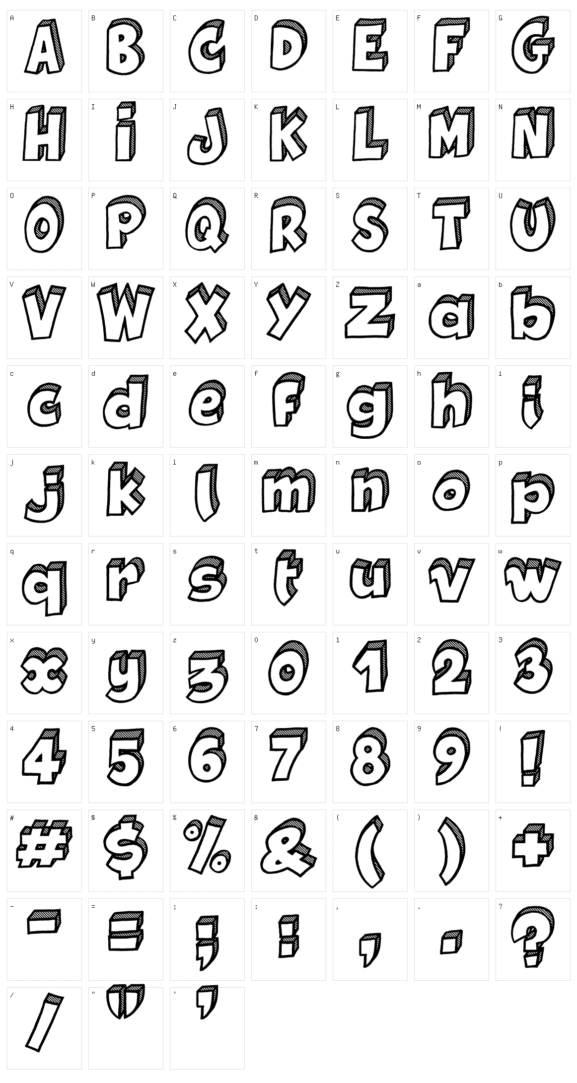 Jackpot Character Set