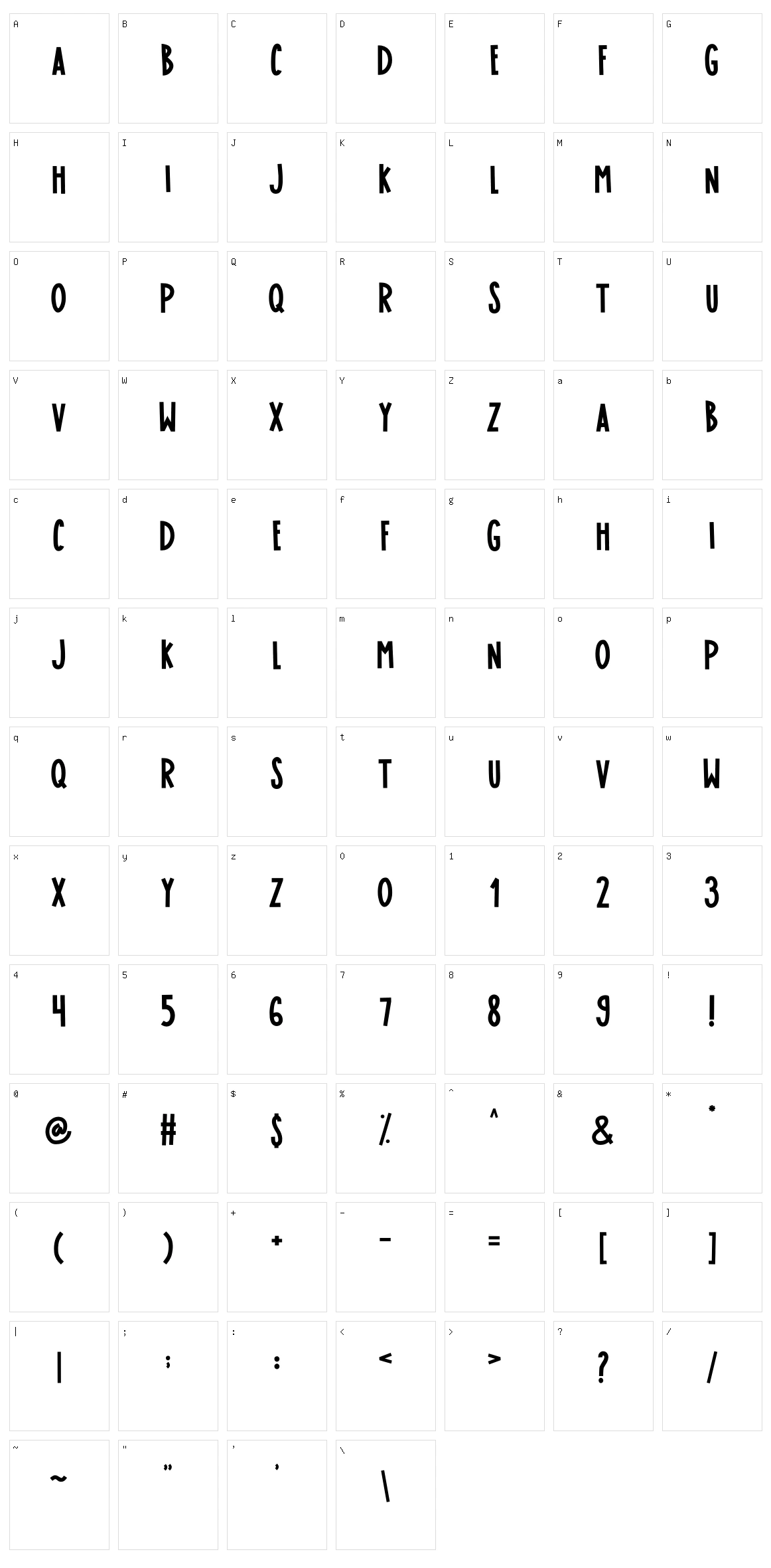 Jakarta Legal Aid Institute Character Set