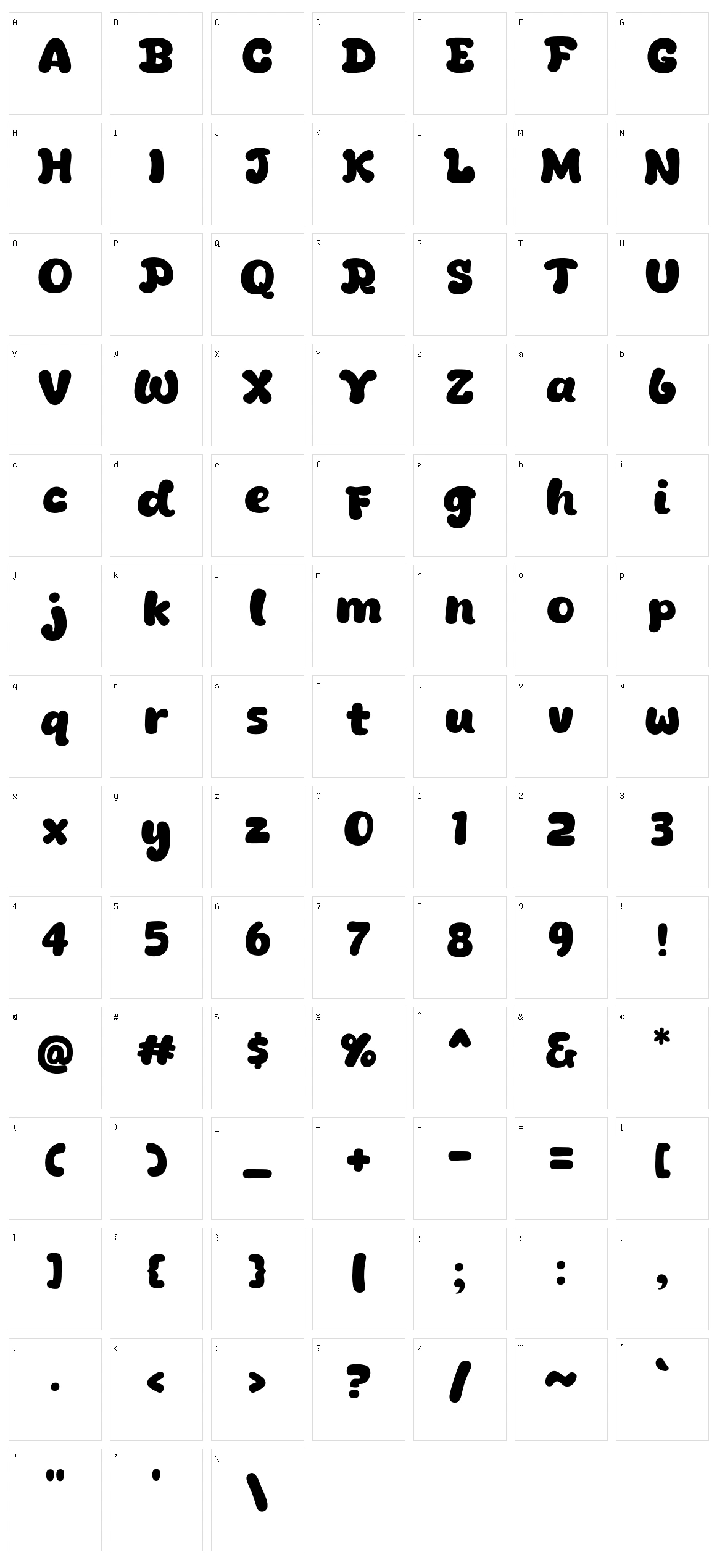 Jalembe Character Set