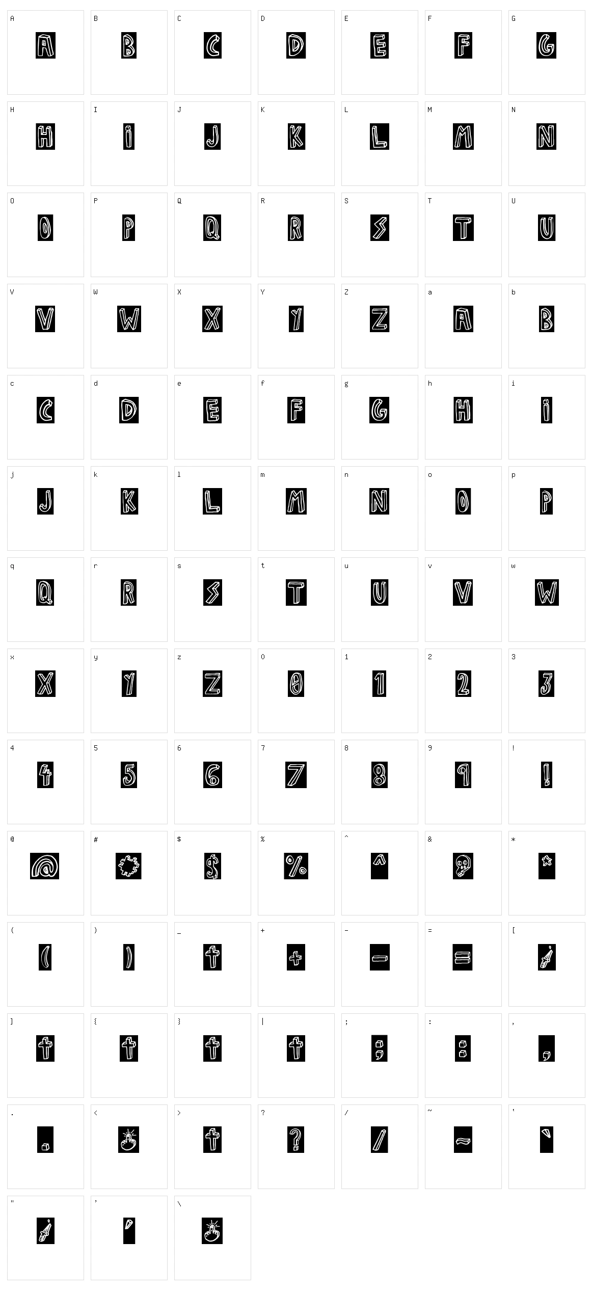 Jalisco Company Character Set