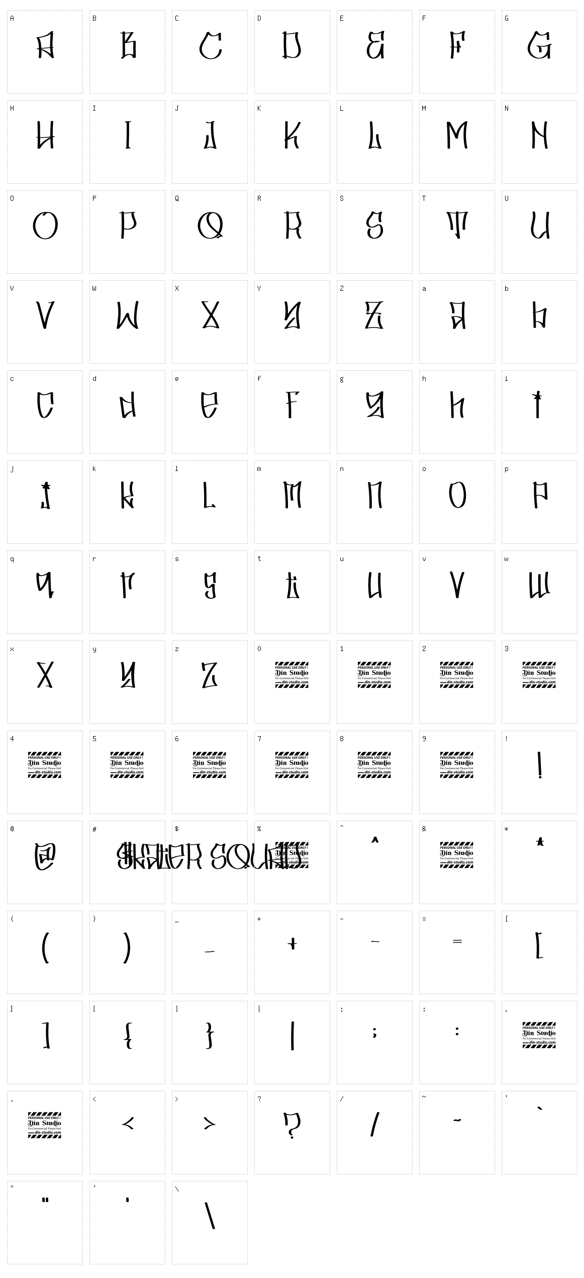 Skater Squad Character Set