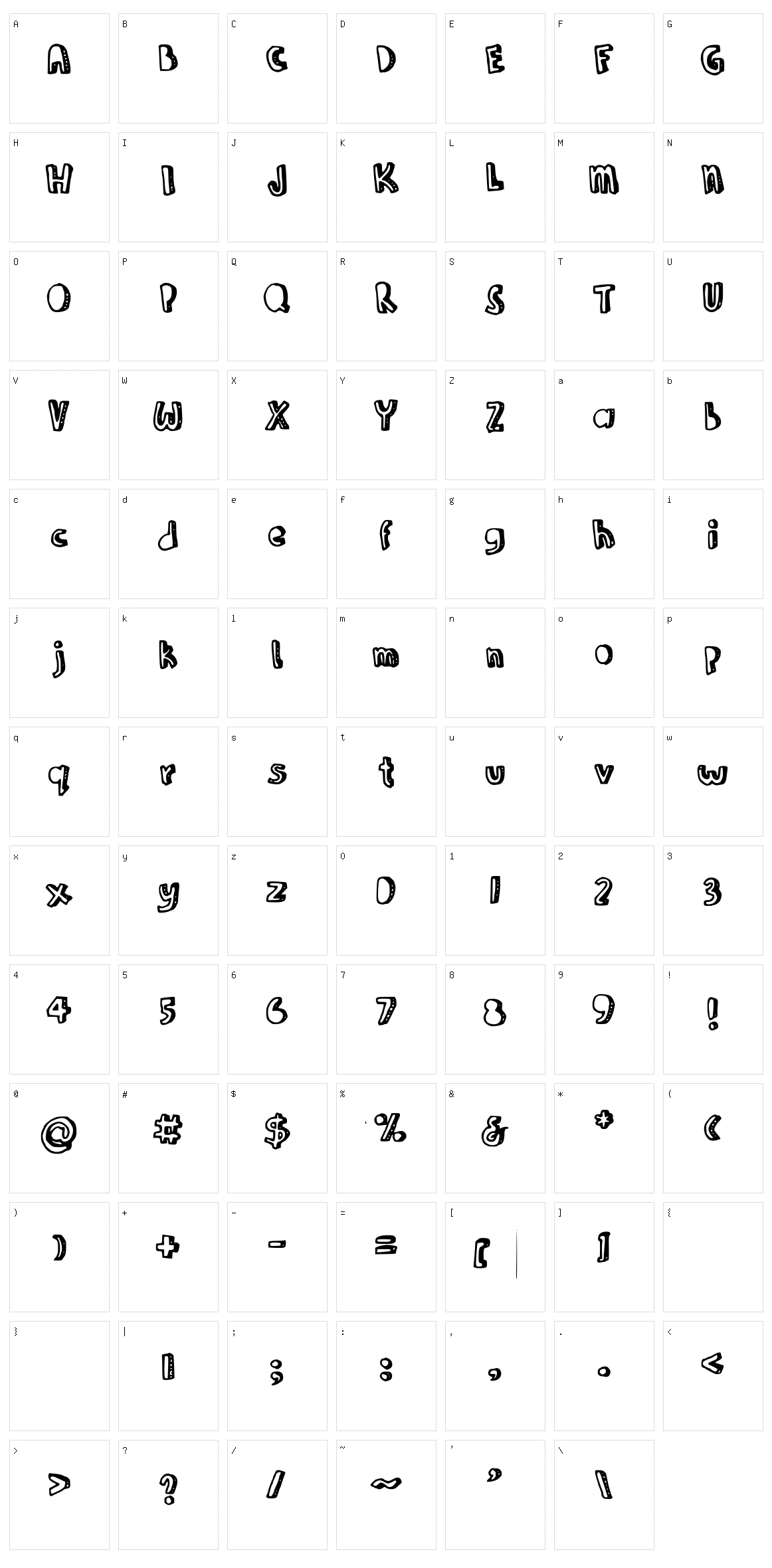 Joanne Tic Tac Character Set