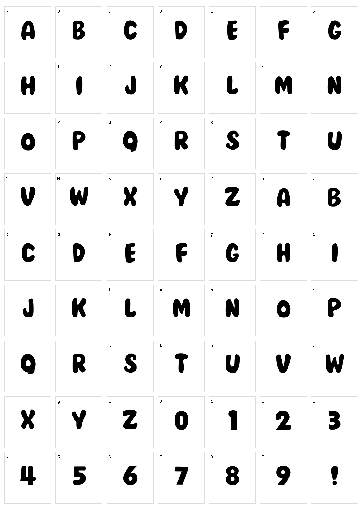 Joykids Character Set