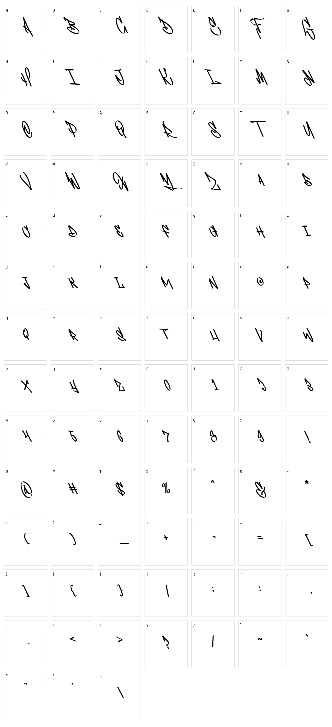 Bastrad Vol.02 Character Set