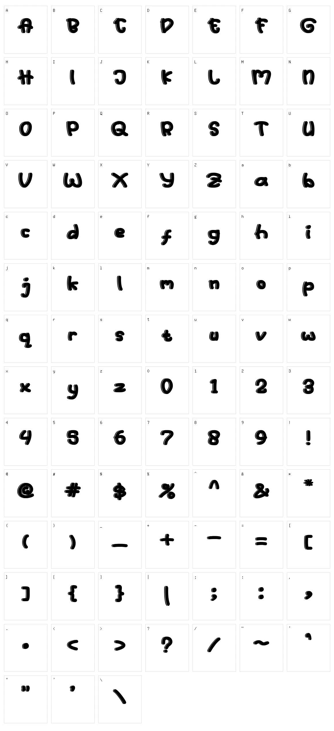 Just Kids Character Set