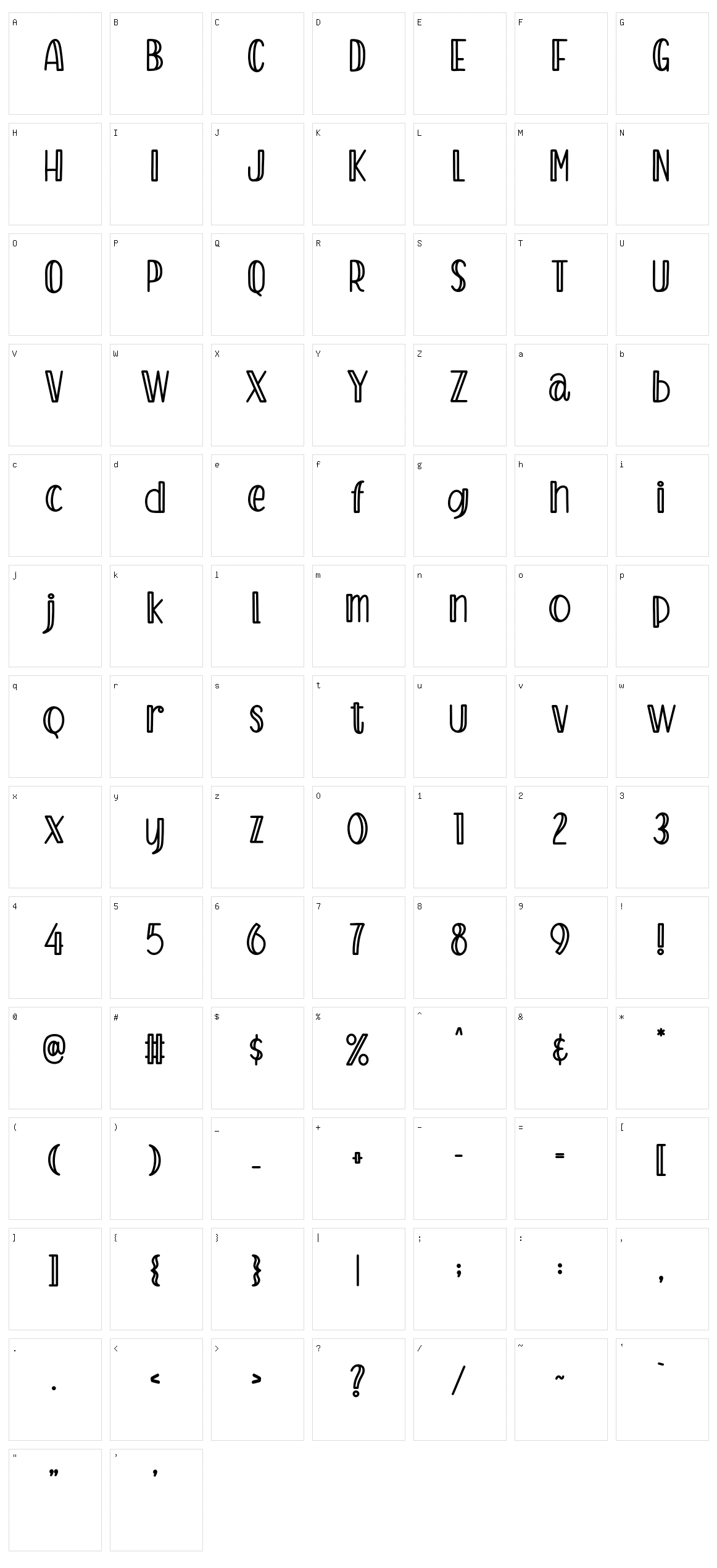 Kartoon Character Set