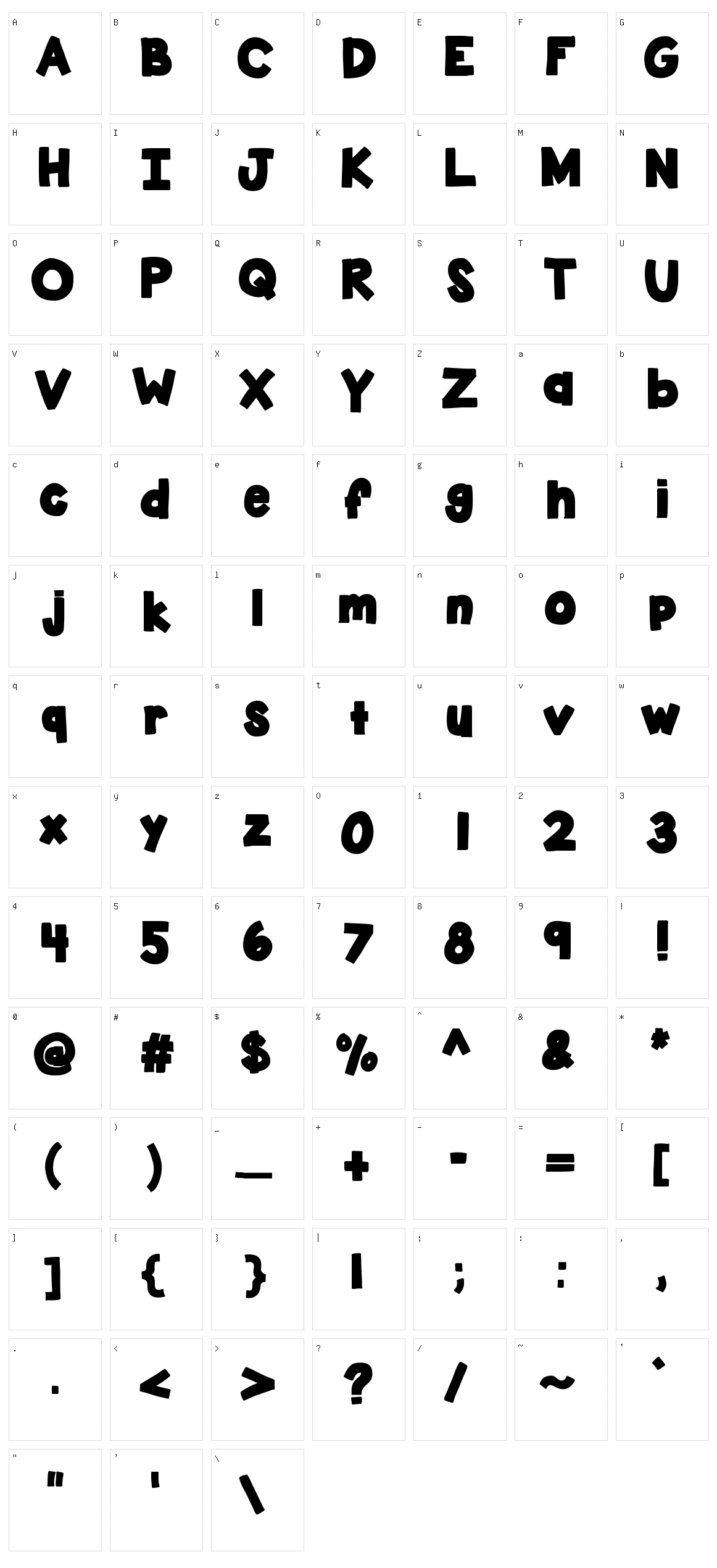 KB Stick To The Plan Character Set