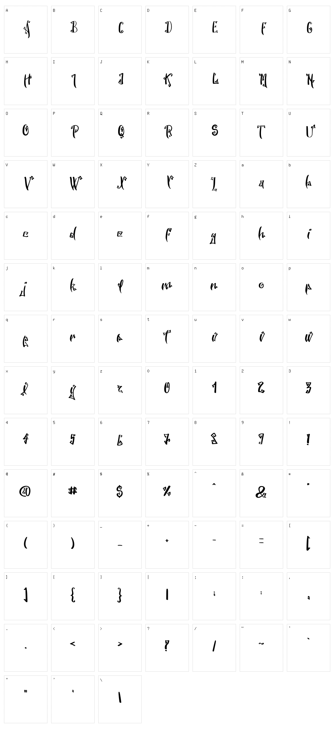 Spooky Wooky Character Set