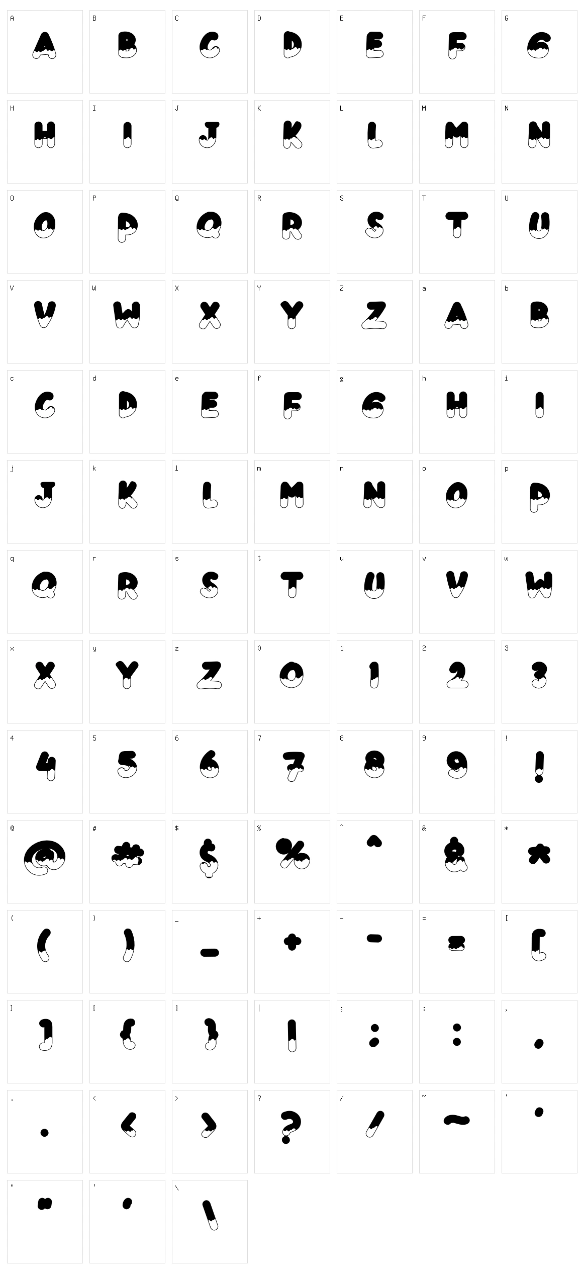 Kids Donuts Character Set