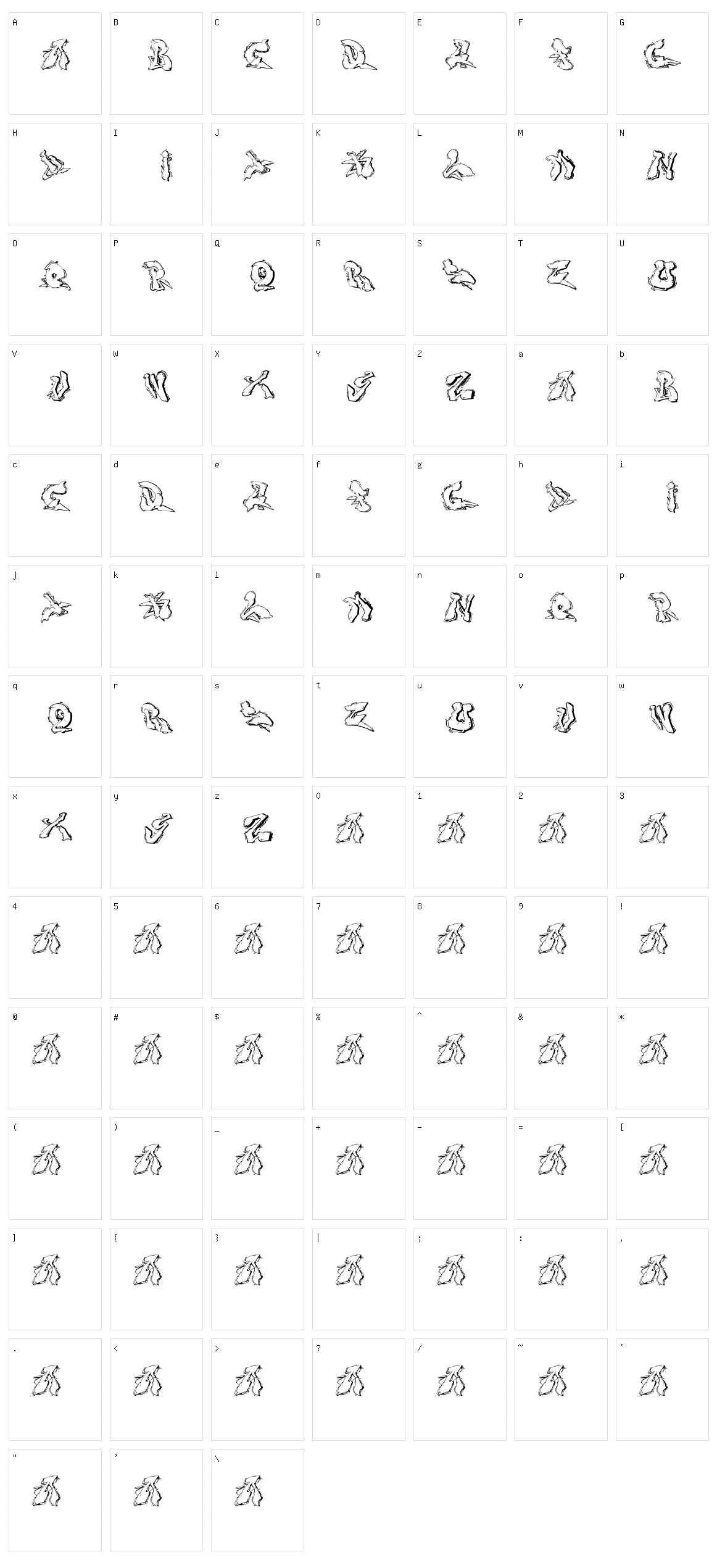 Sotra Character Set
