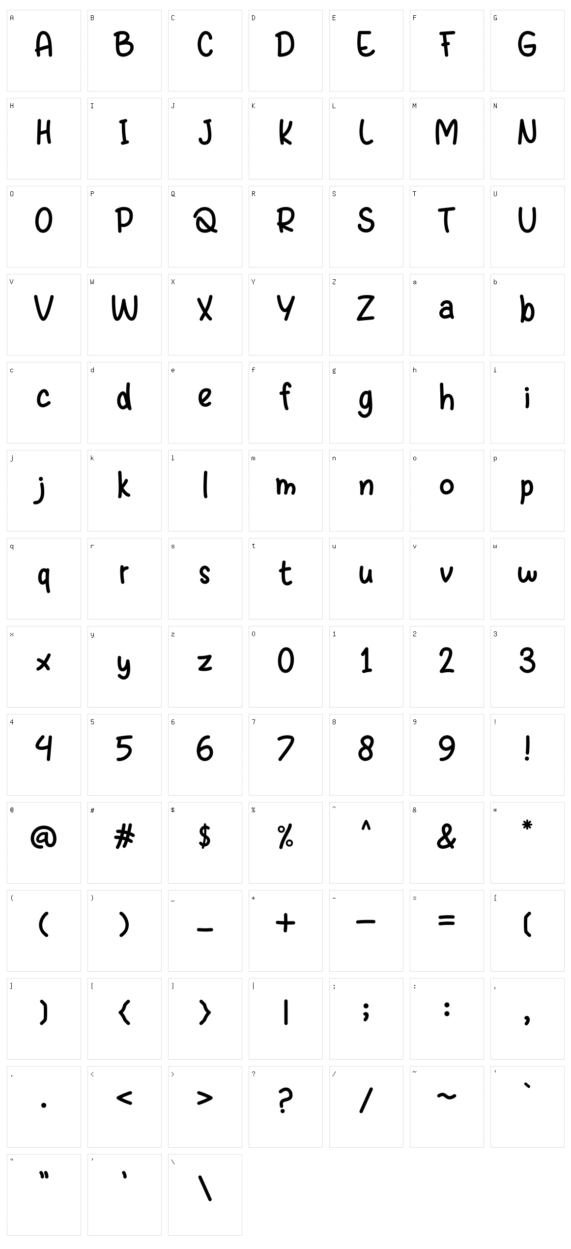 KidsBoys Character Set