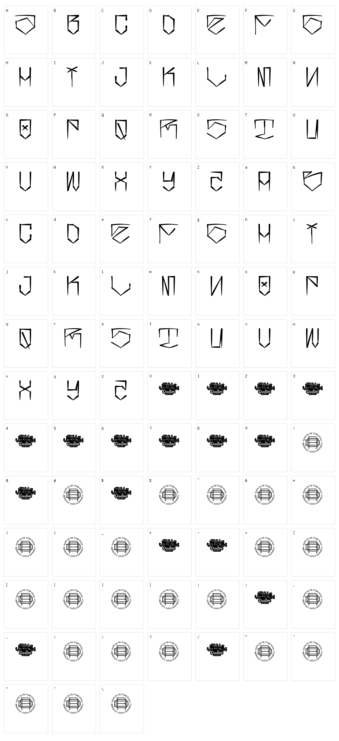 Street Life Character Set