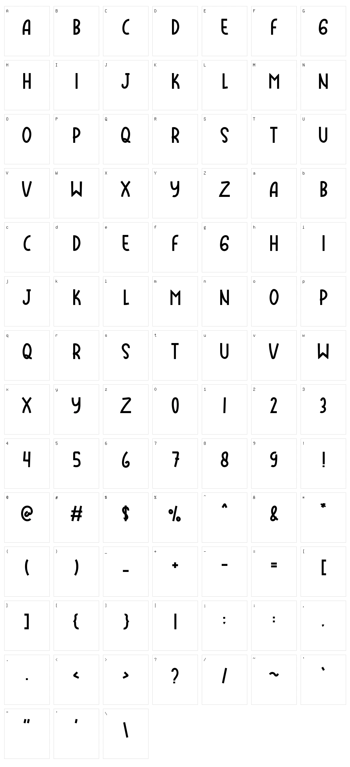 Kidstoy Character Set