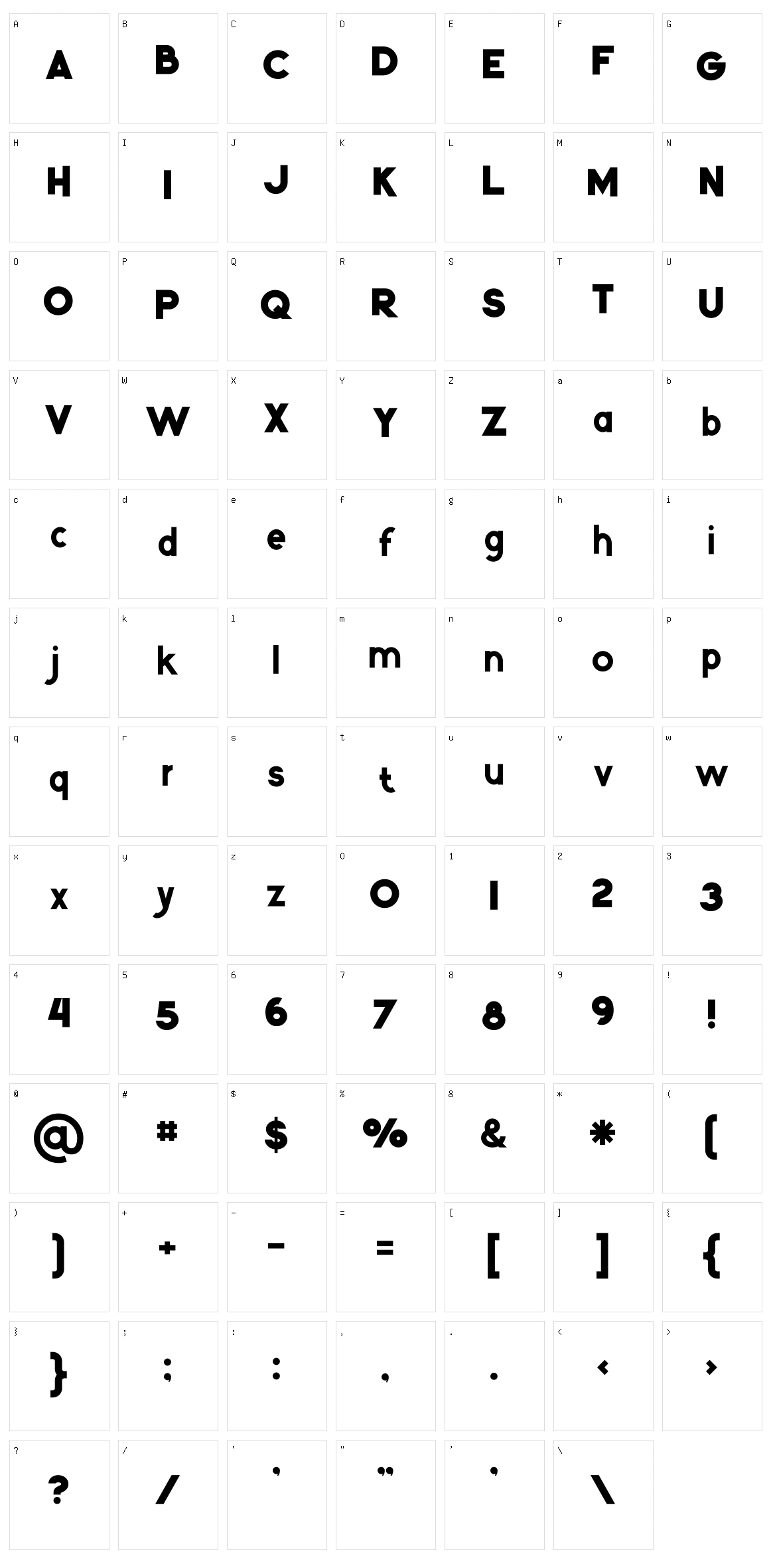 Kiko Character Set