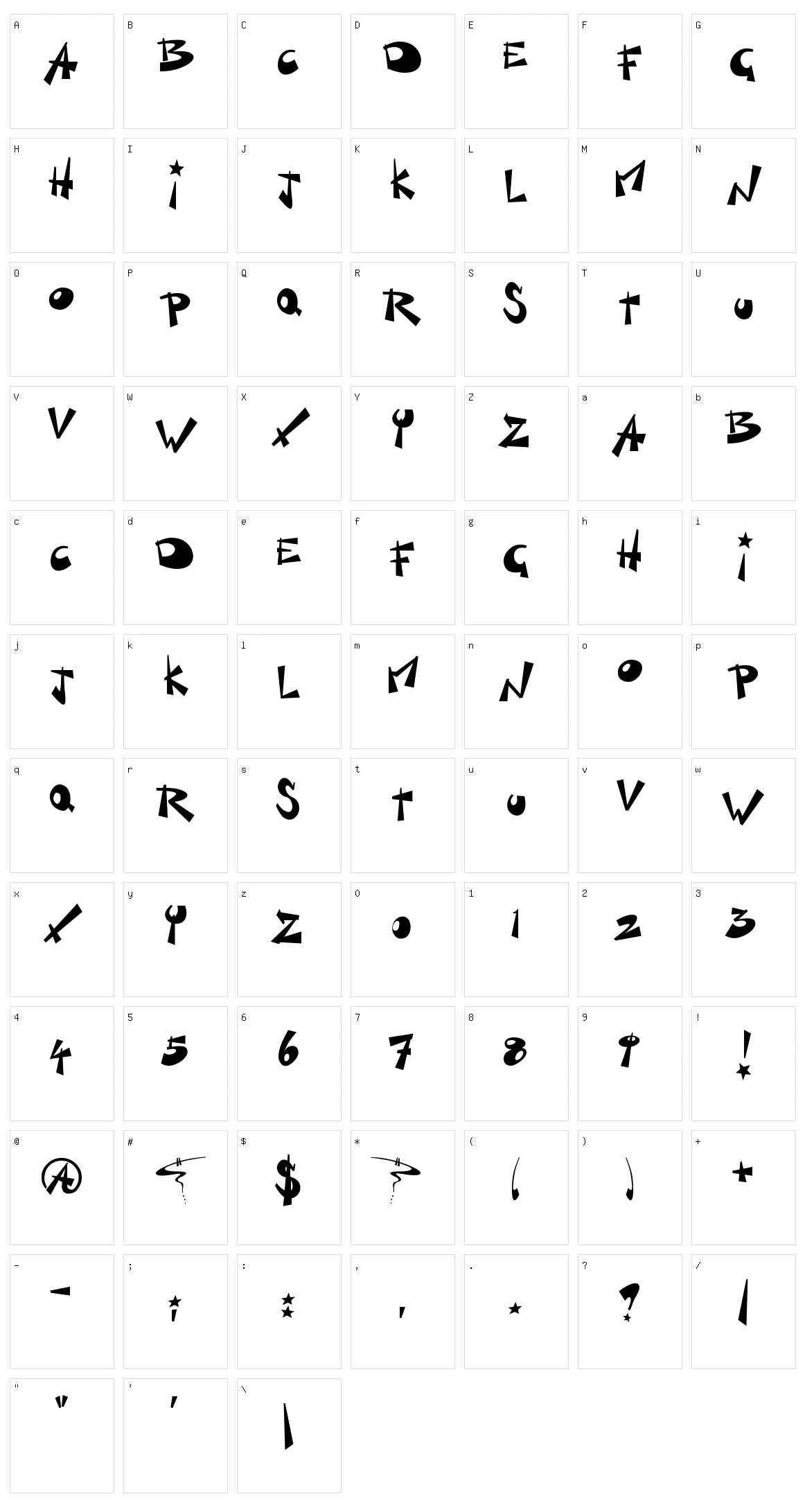 Kill Switch Character Set