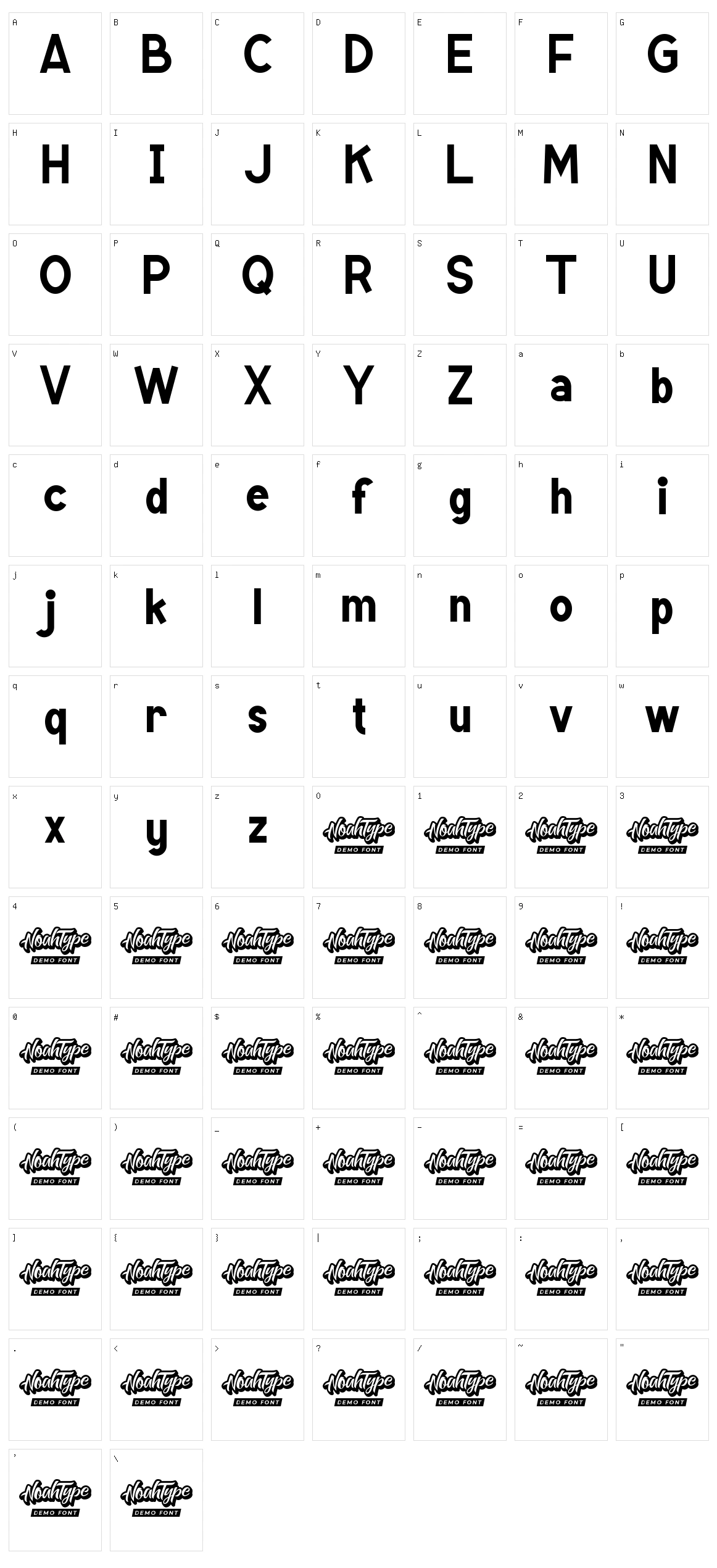 Kinder School Character Set