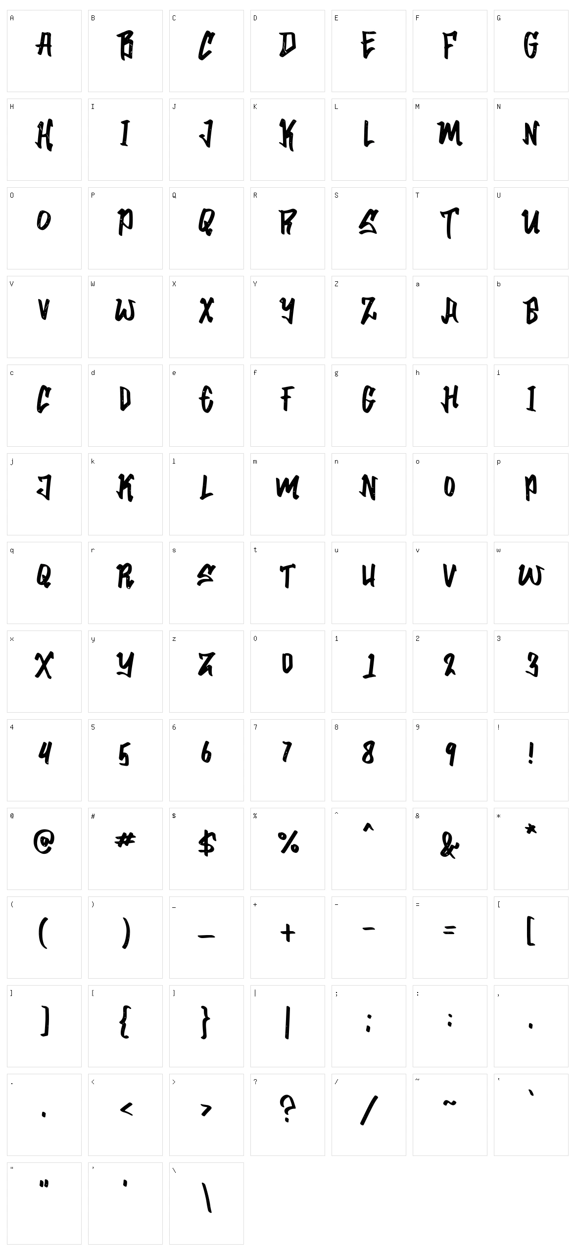 Urban Nation Character Set