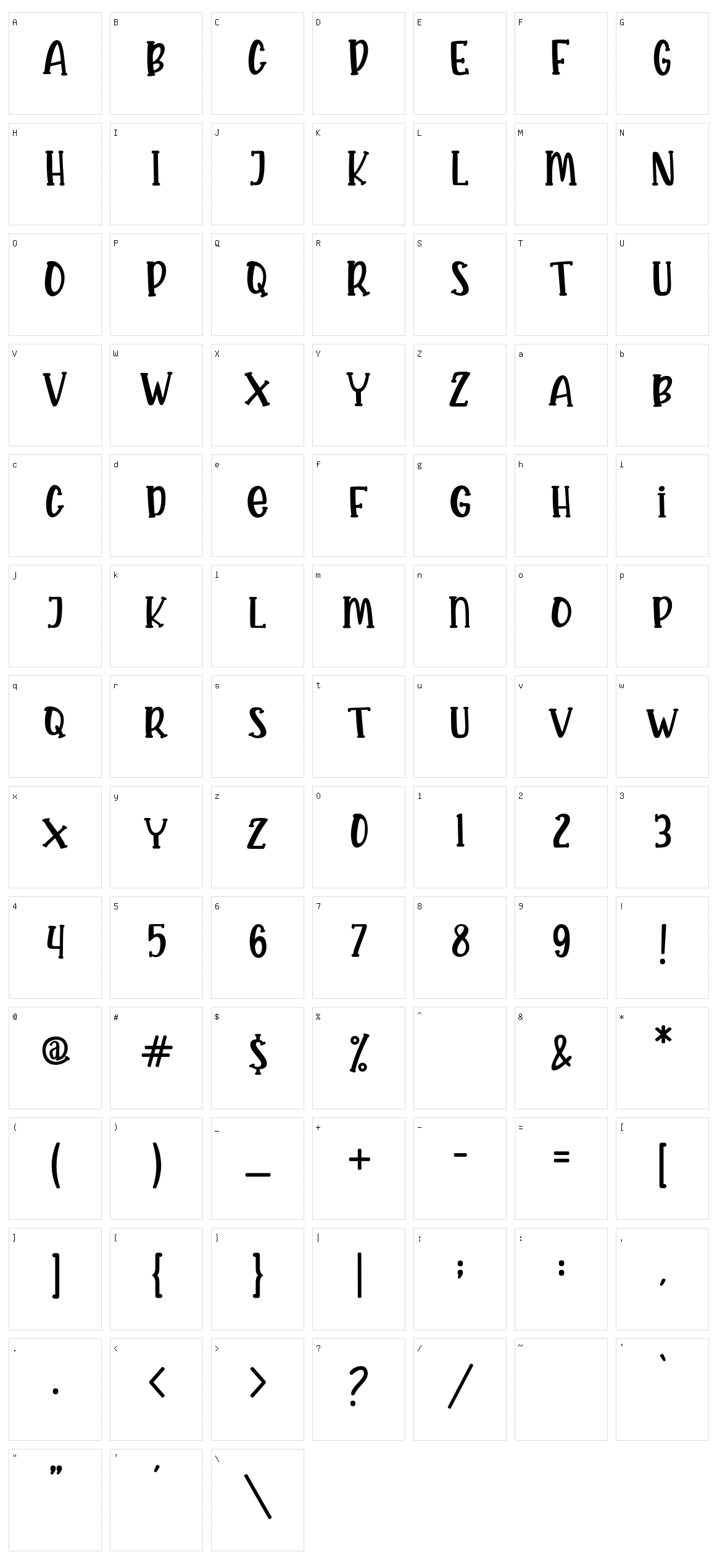 Kroast Funny Character Set