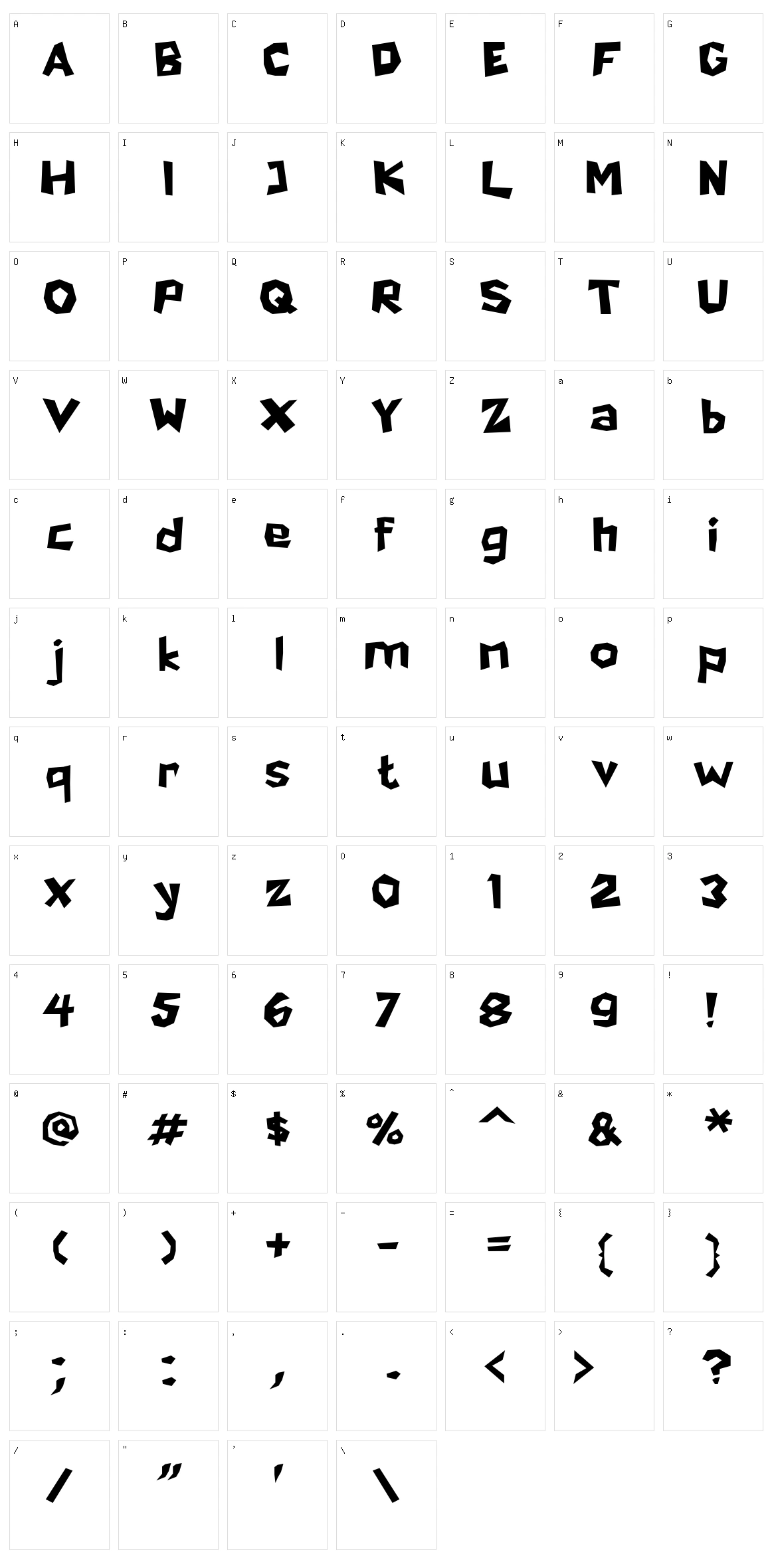 Kultros Character Set