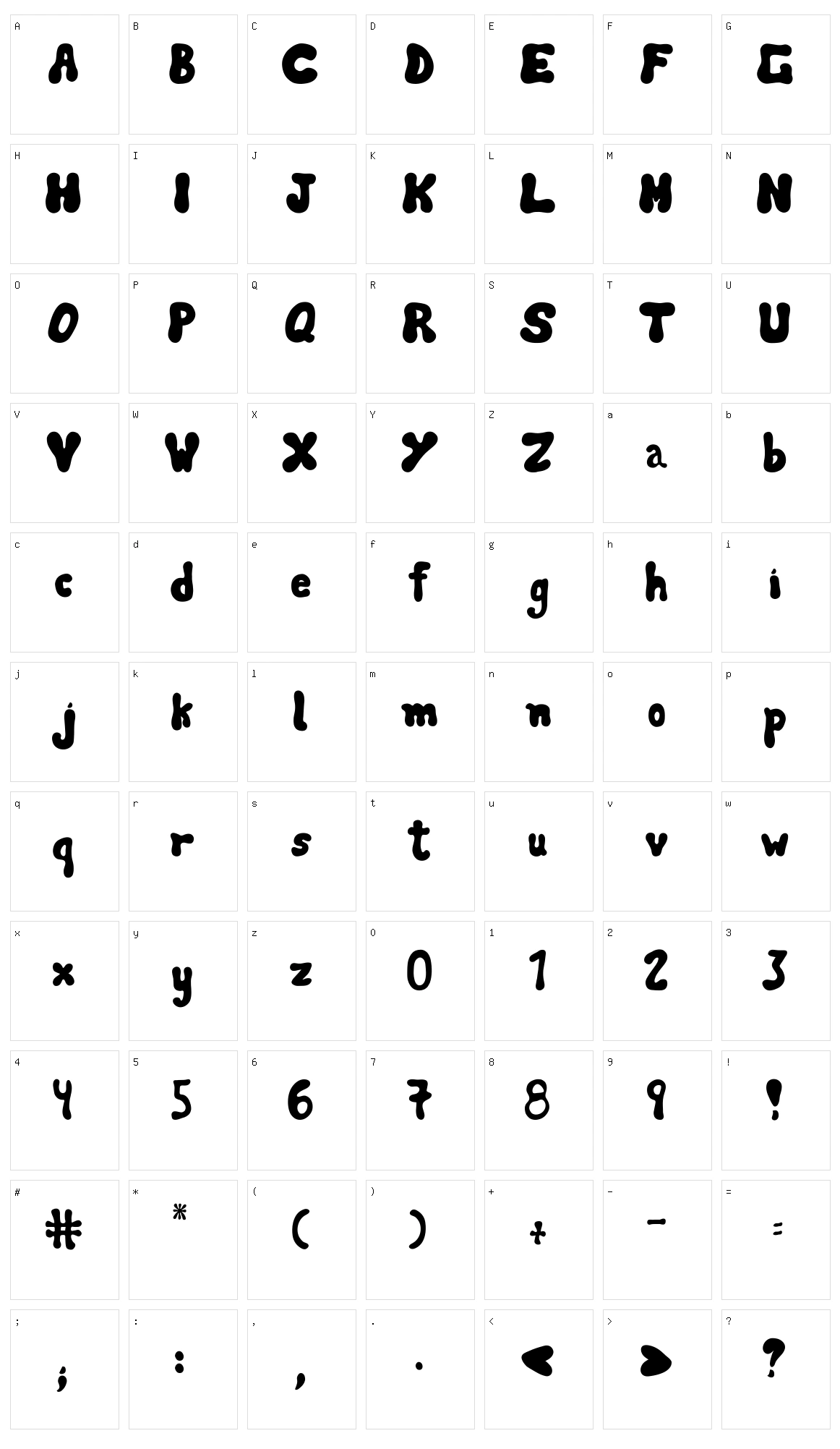 Landa Character Set