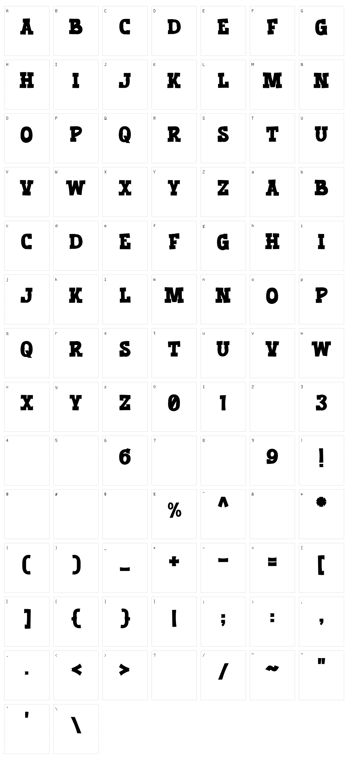 Lazy Coffee Character Set