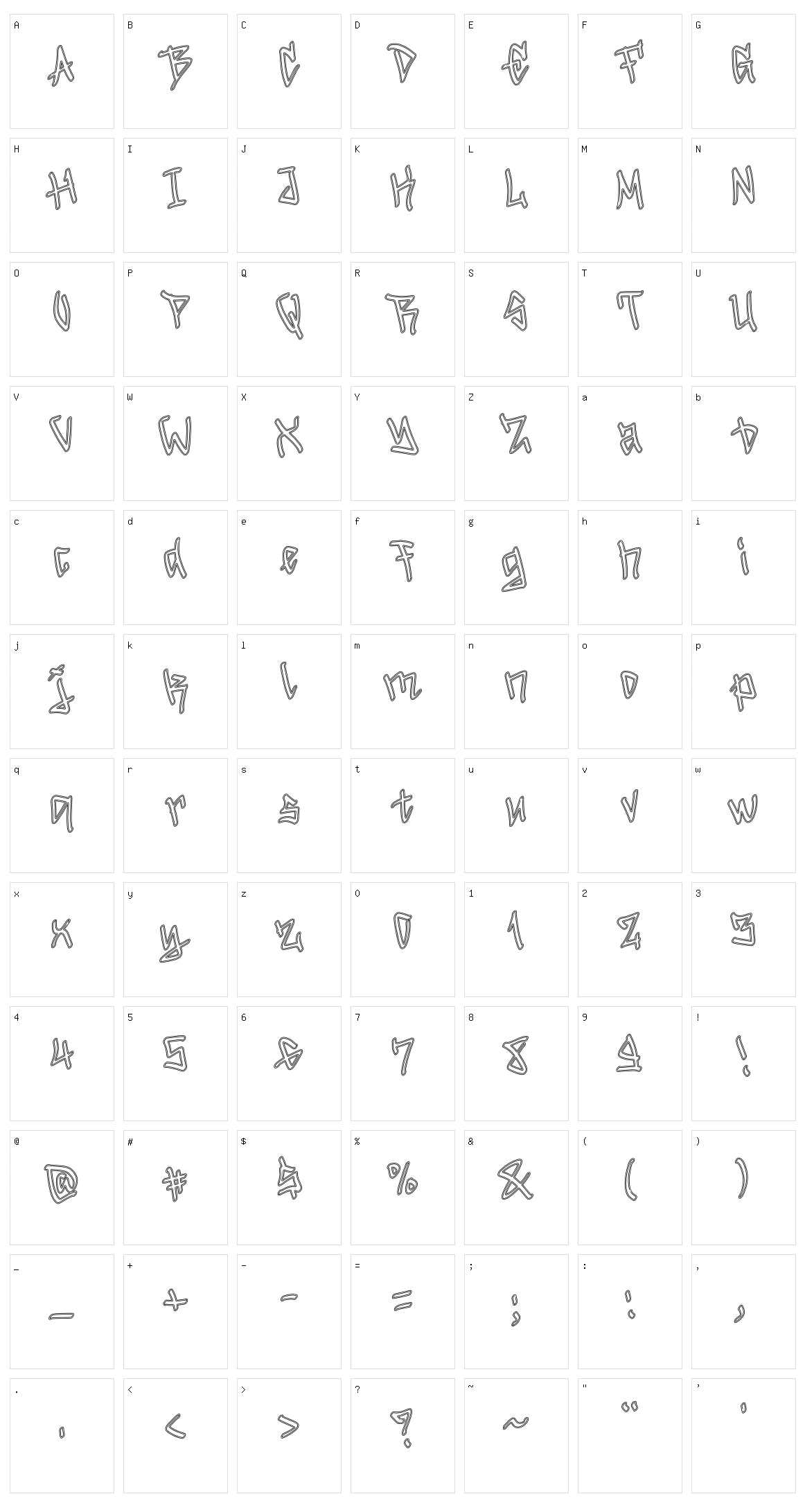 Garage Character Set