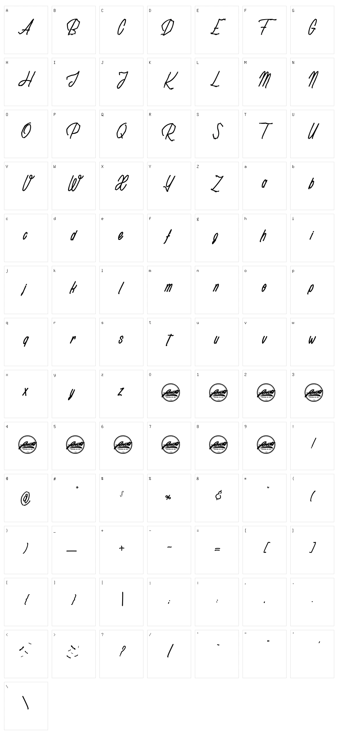 Rotten Pumkin Character Set