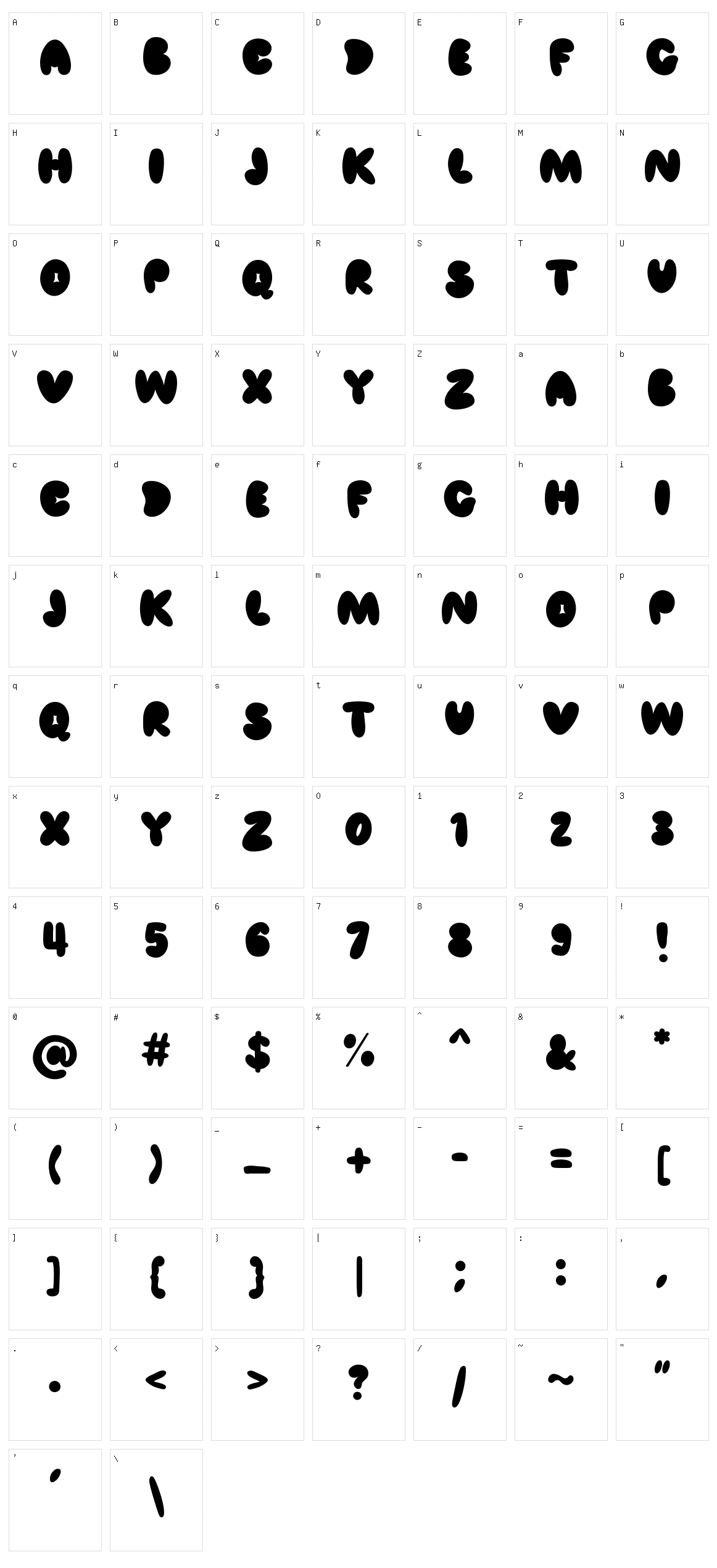 Lempo Character Set