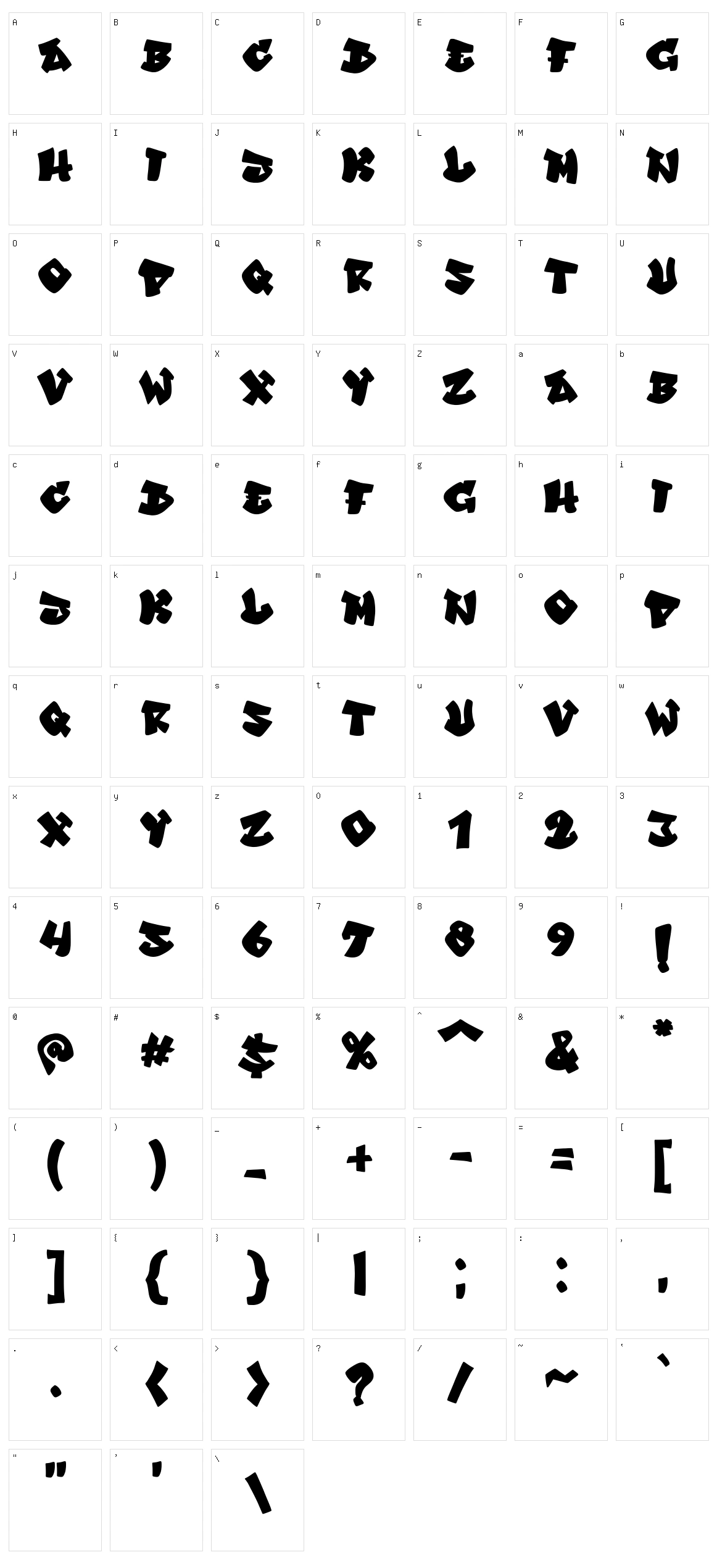 Maxhild Character Set