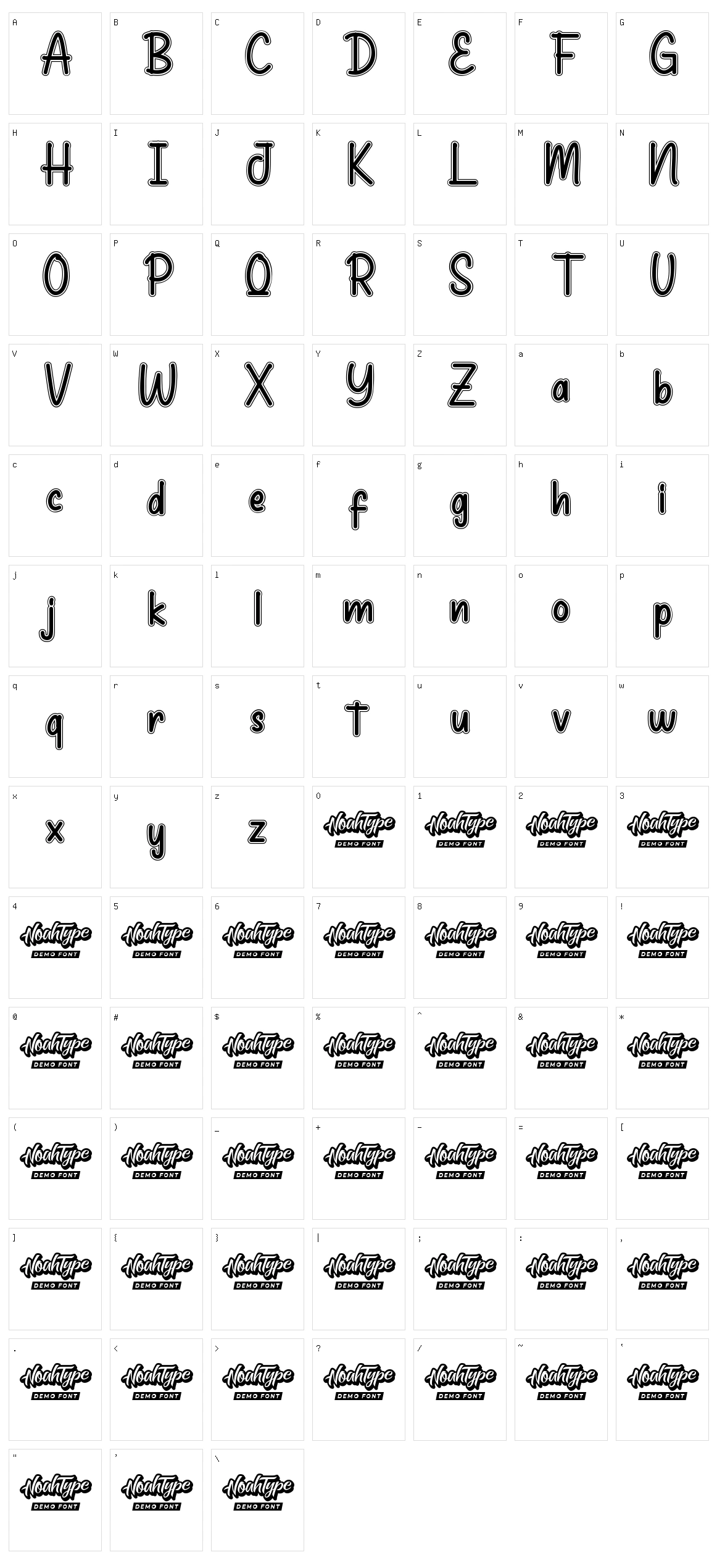 Little Cartoon Character Set