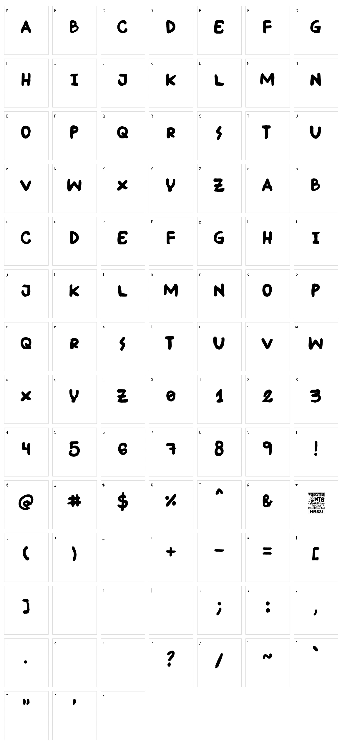 Little Caudillo Character Set