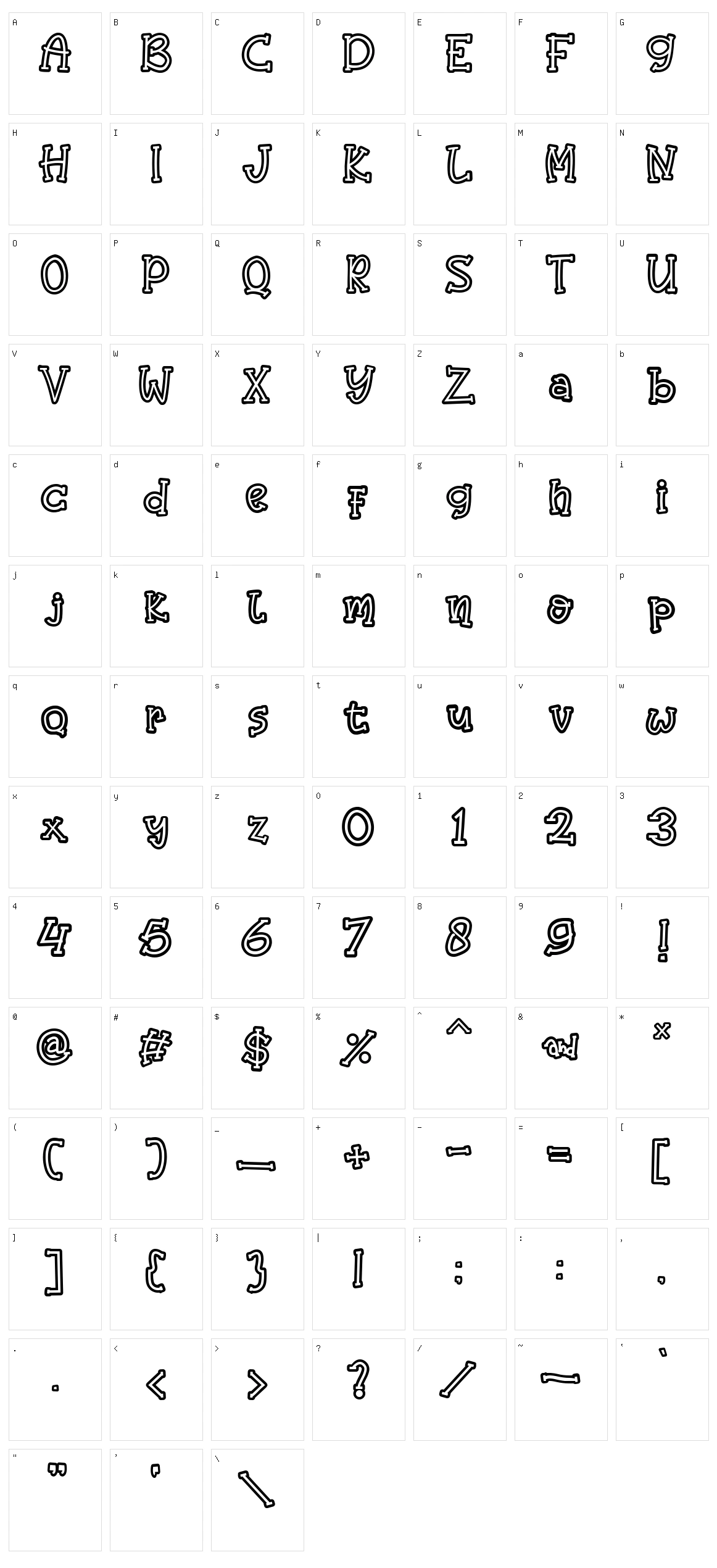 Little Humble Character Set