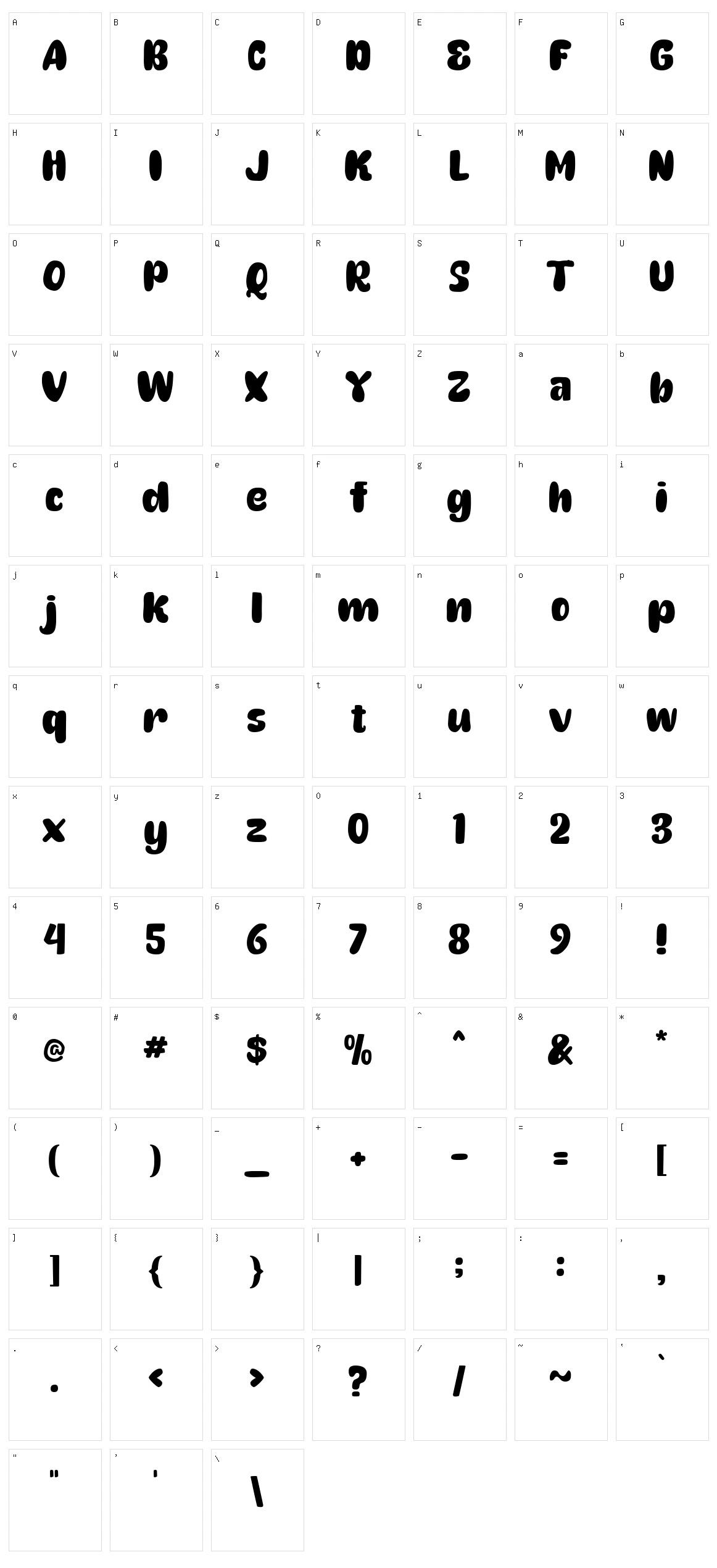 Little Merry Character Set