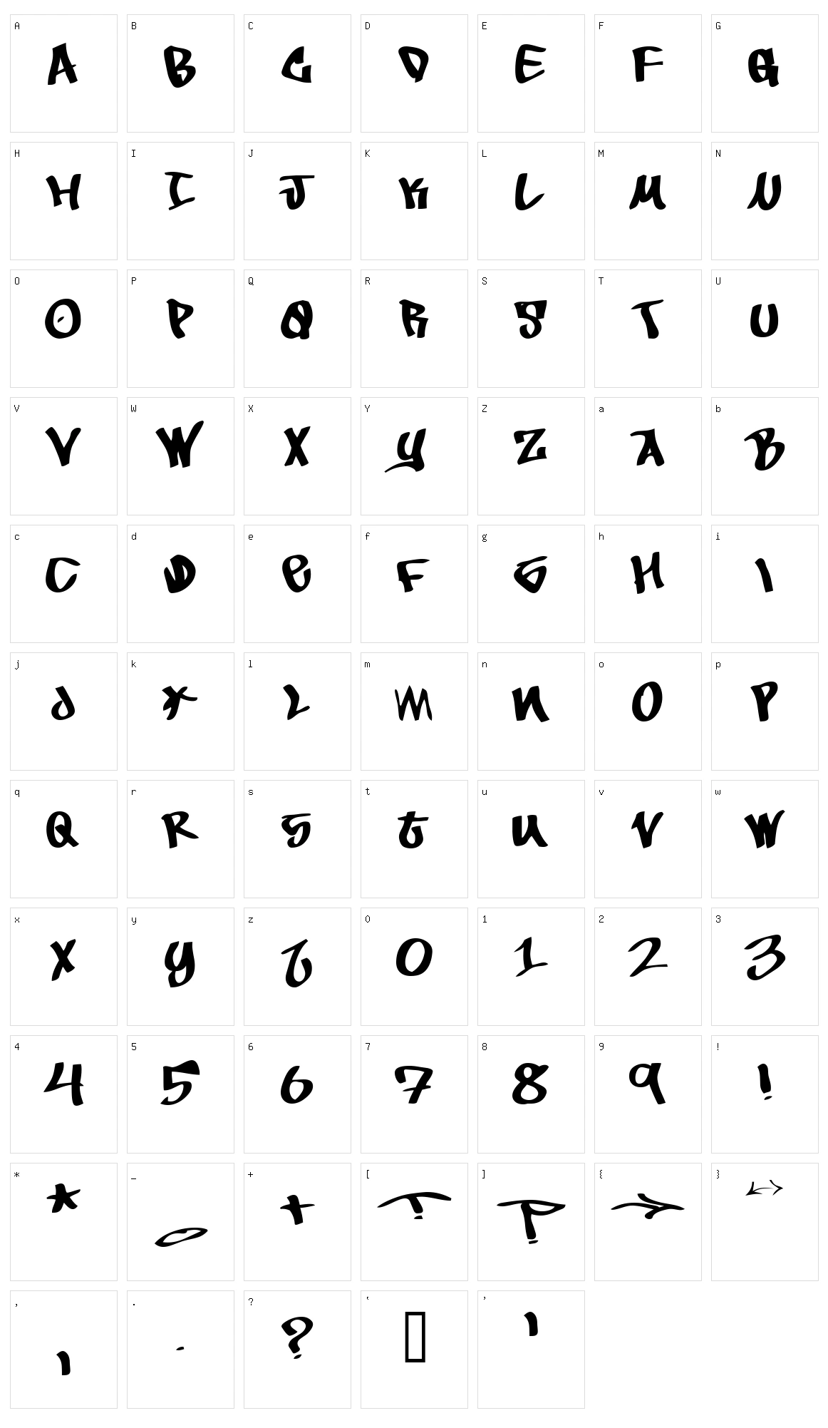 To Be Continued Character Set