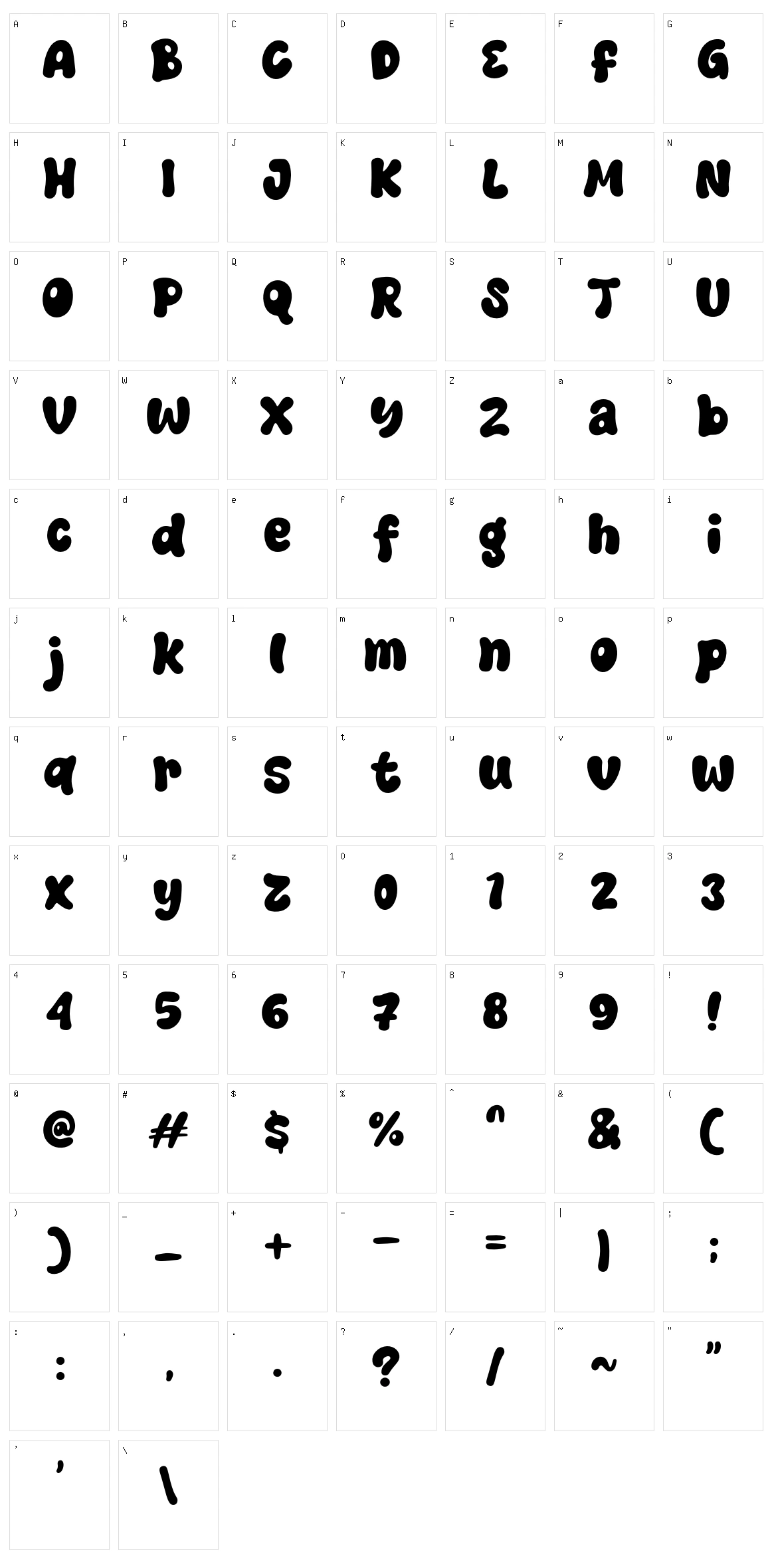 Love Sign Character Set