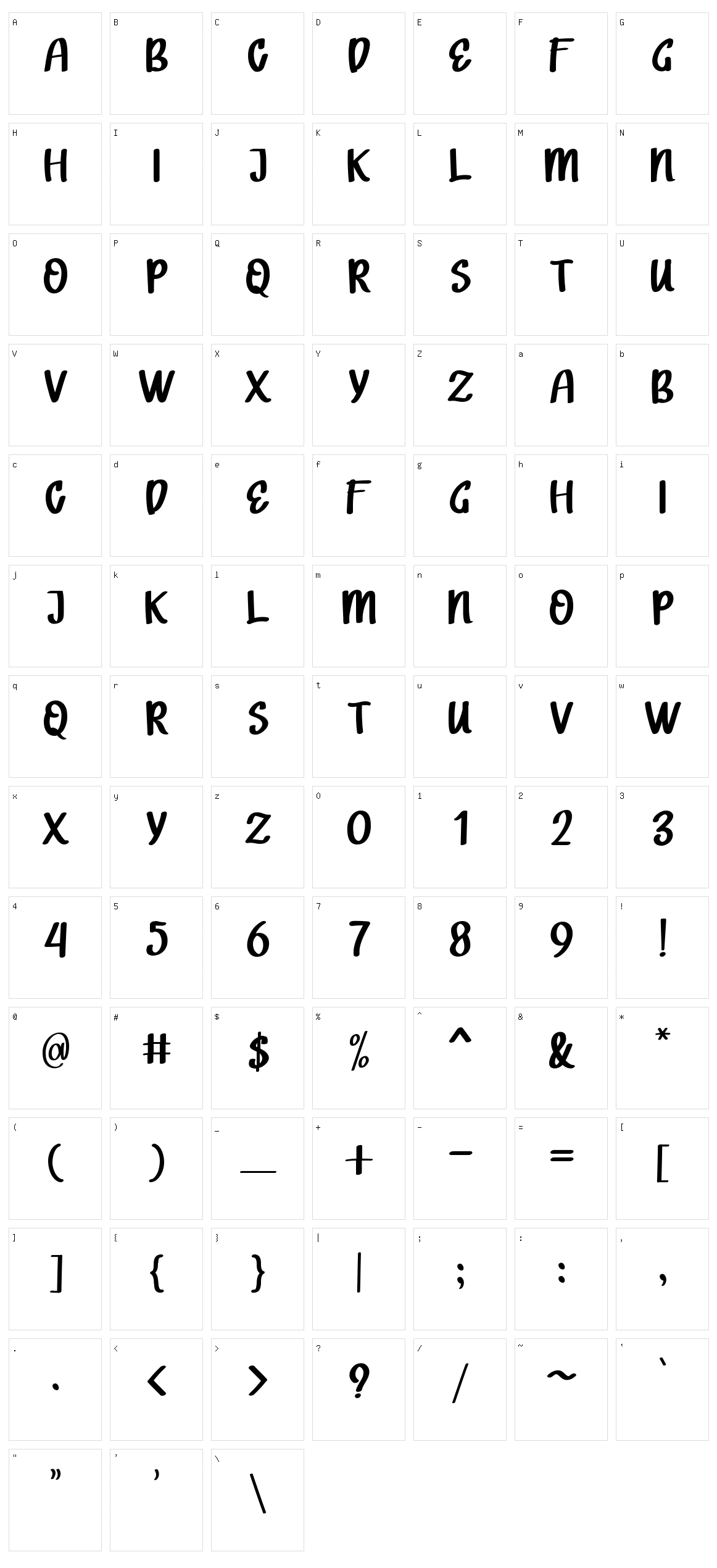 Loveli Monki Character Set