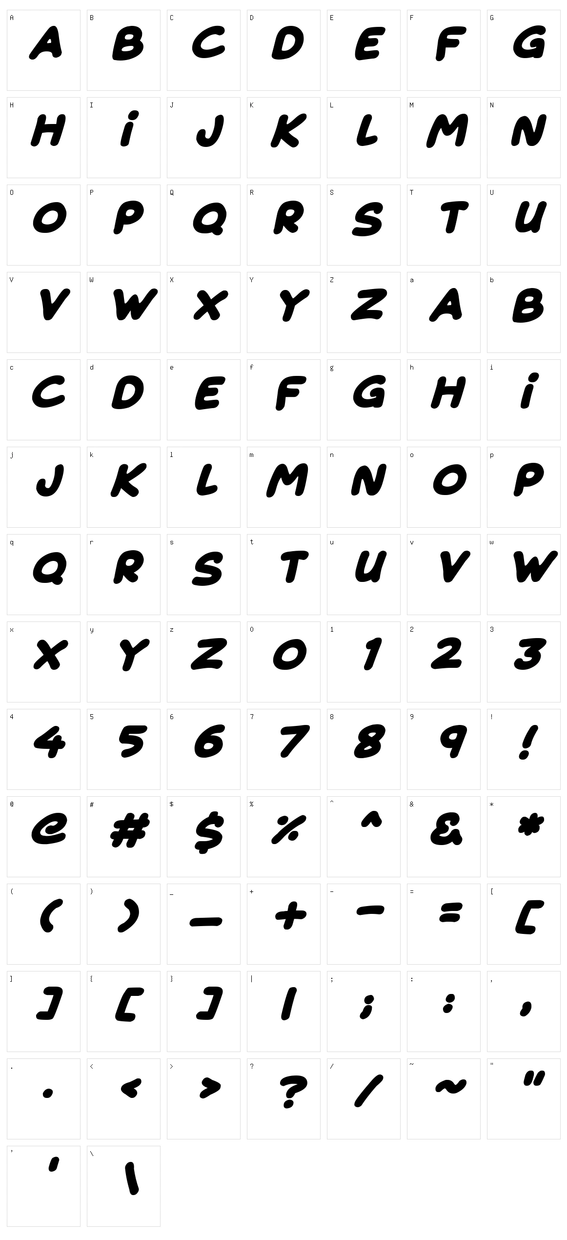 Magical Markers Character Set