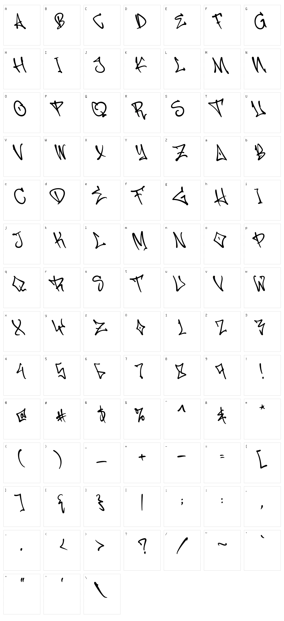 Kingslayer Character Set