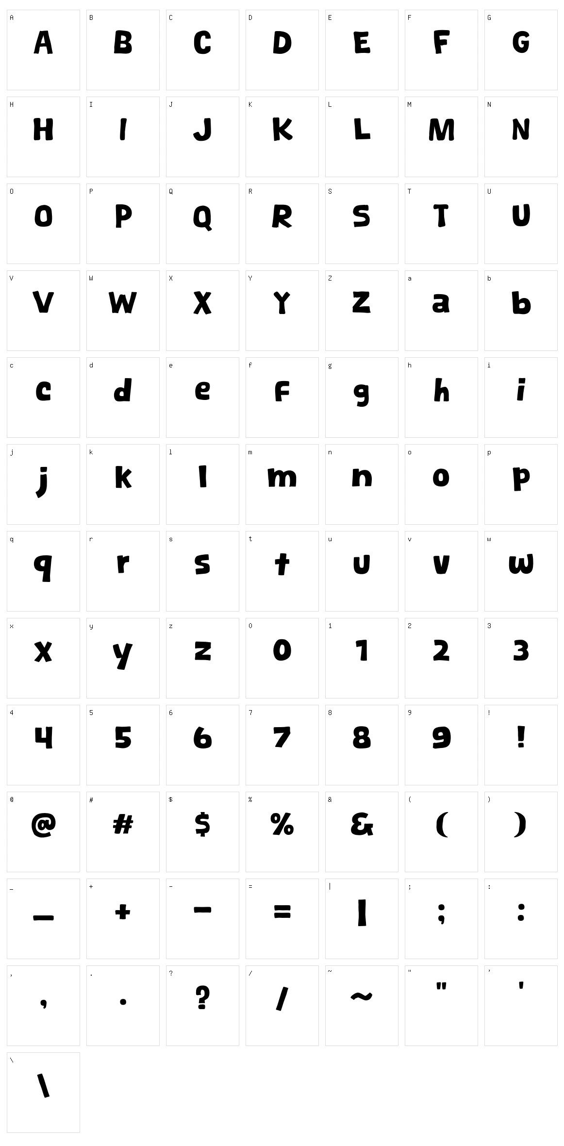 Masala Puri Character Set