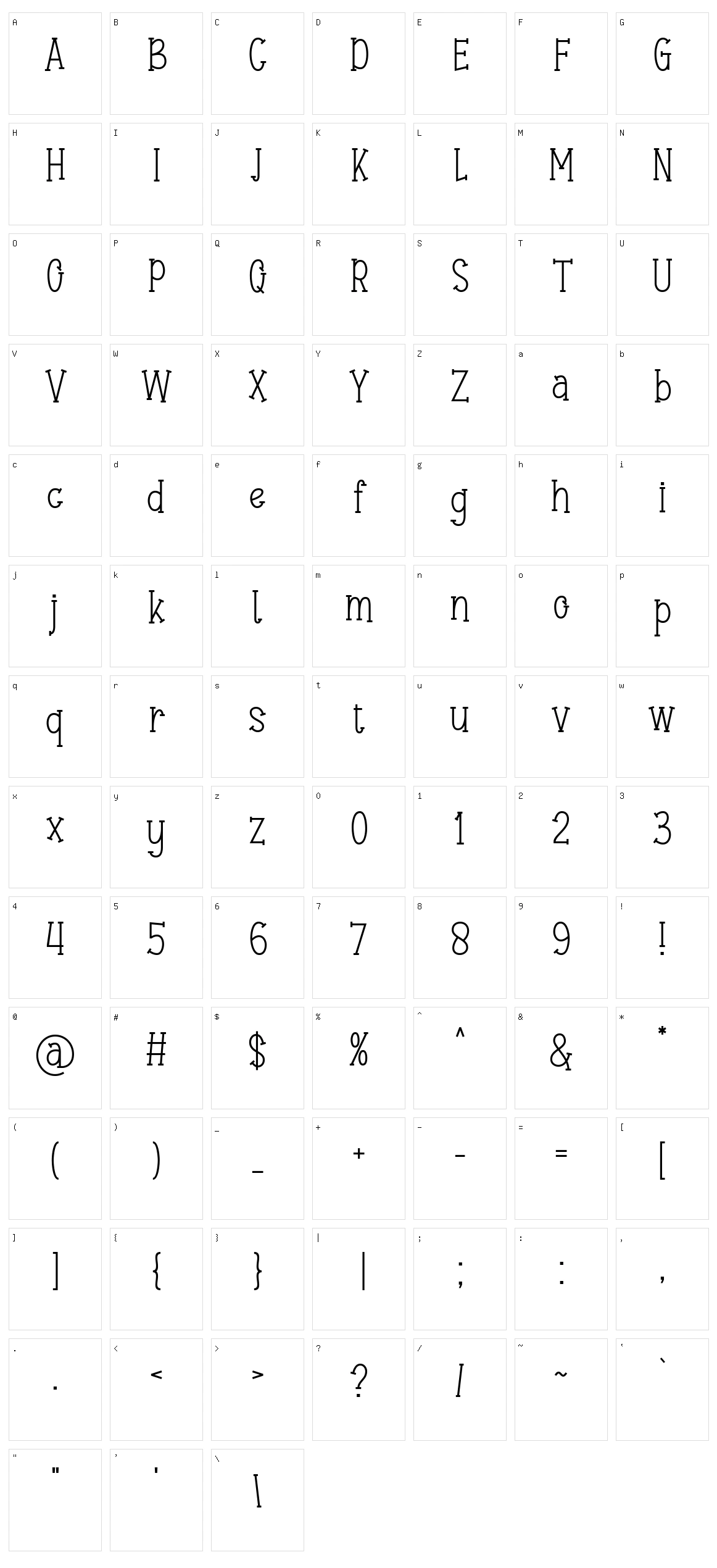 Merina Sweetie Character Set