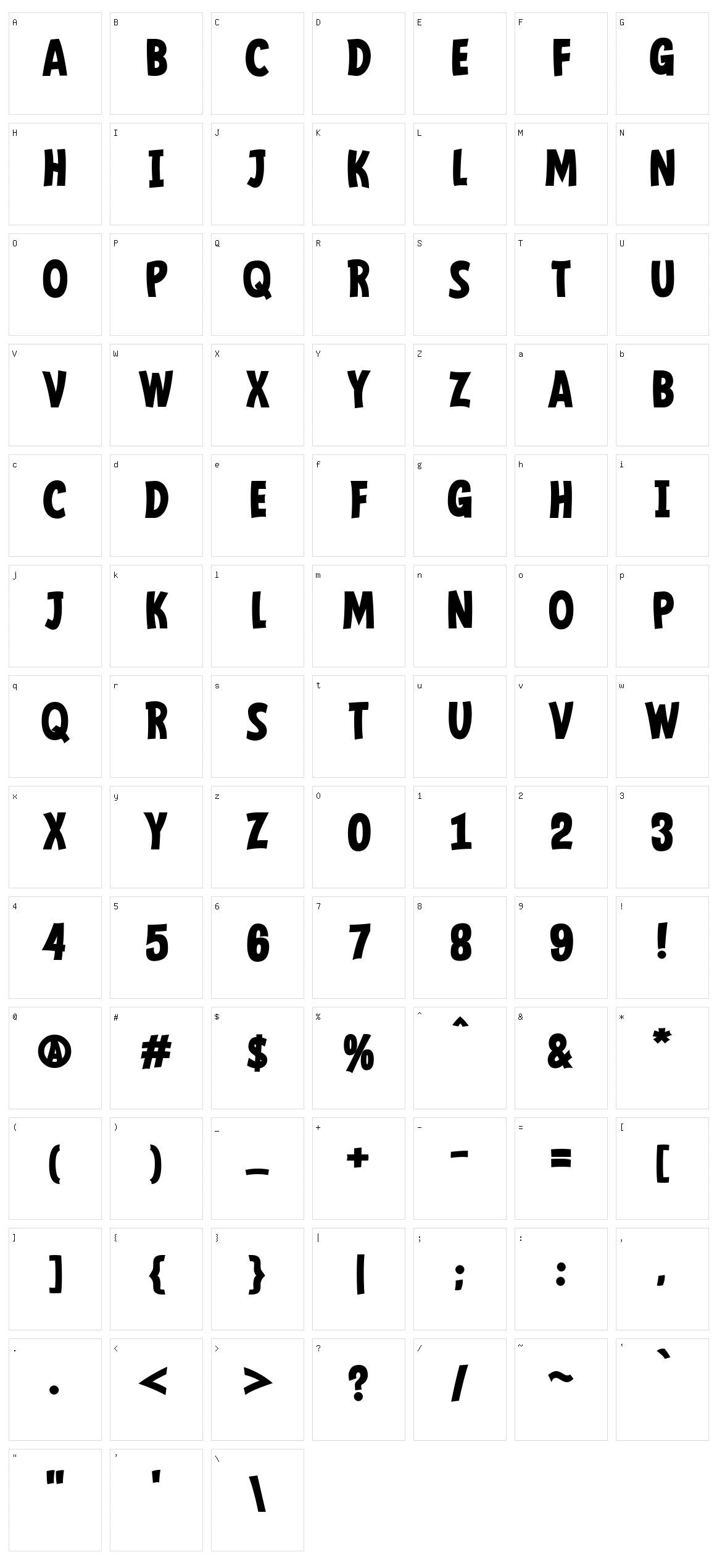 Mindflyers Character Set