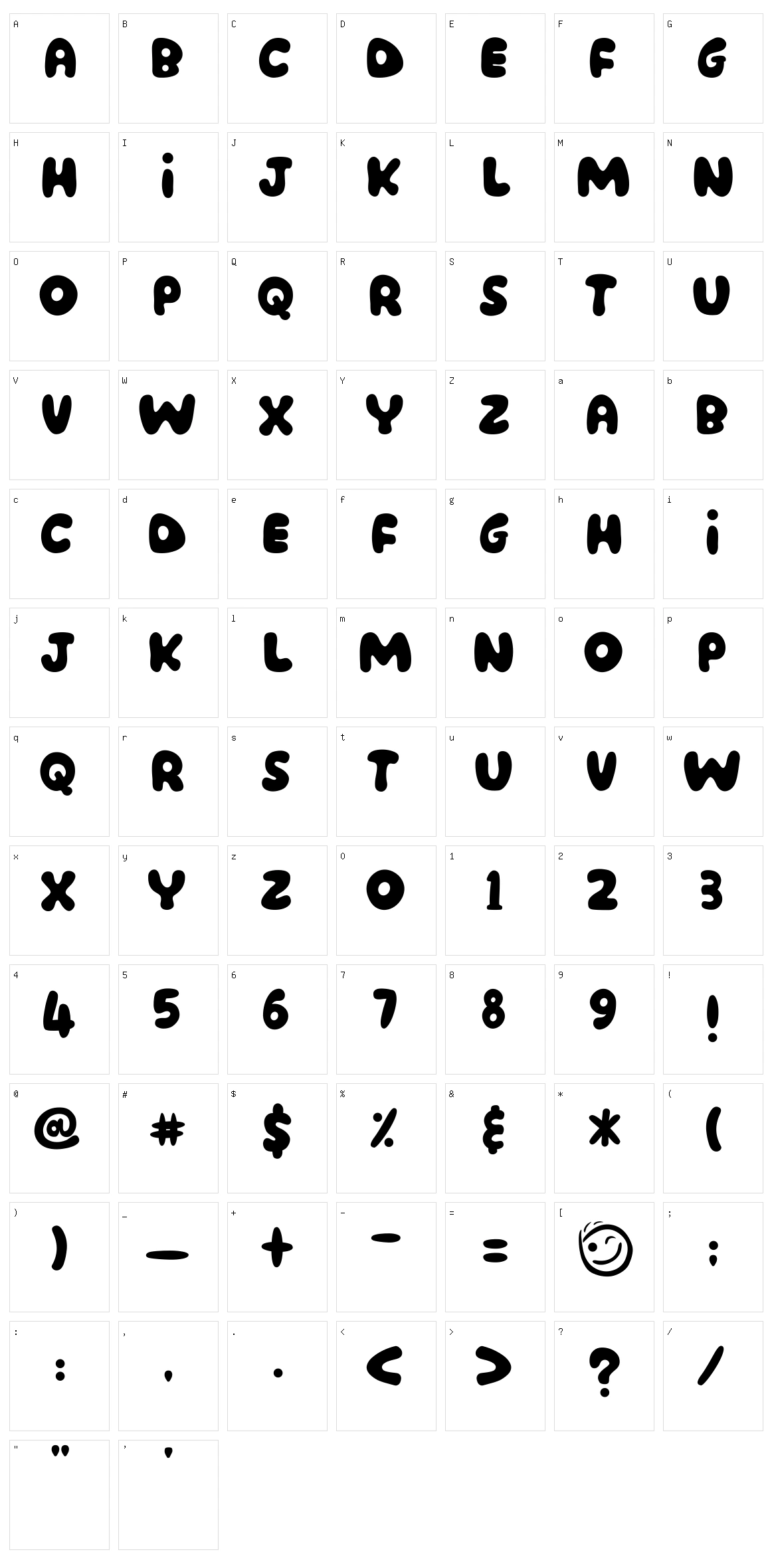 Montel Character Set