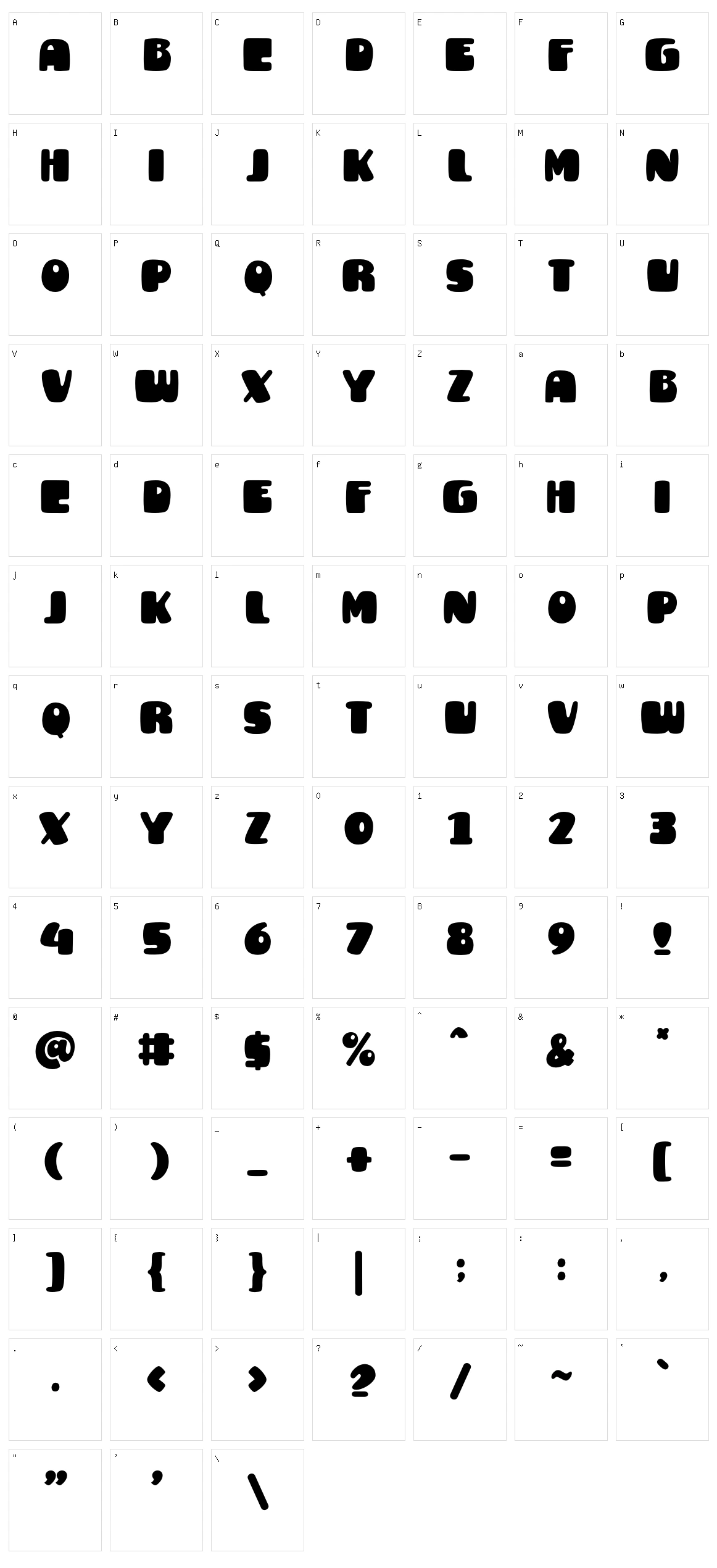 Moulin Character Set