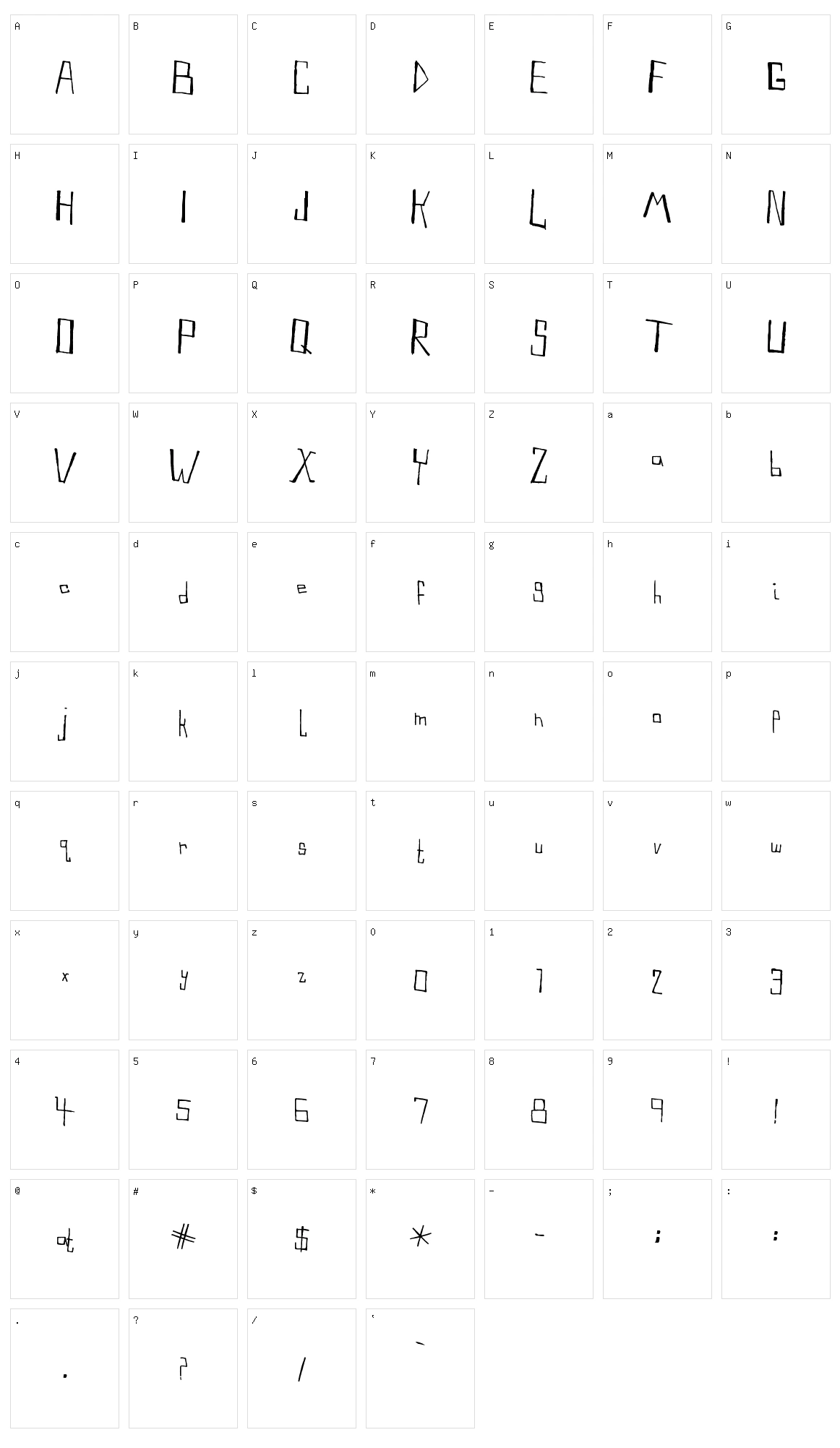 Natural Products Character Set