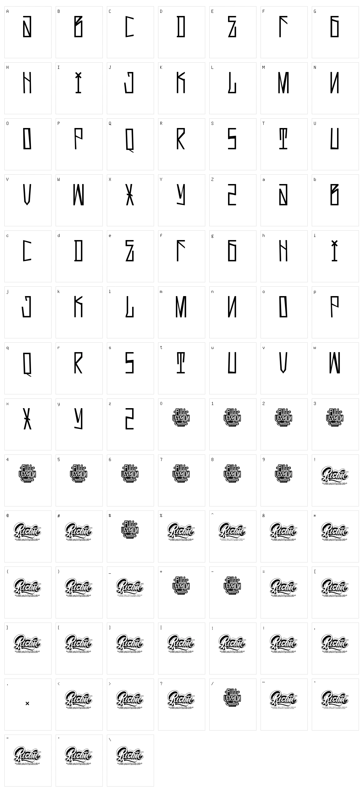 Deadline Character Set