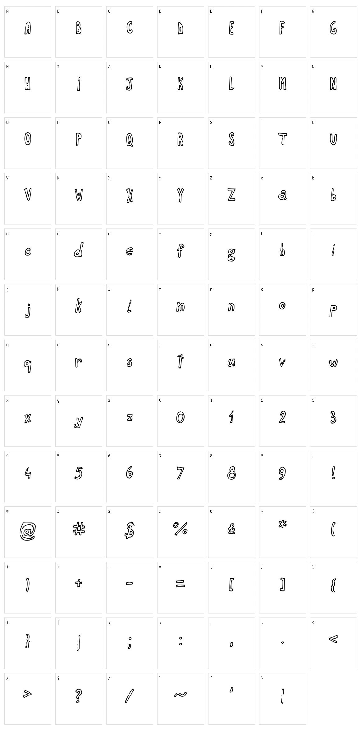 New Comic Age Character Set