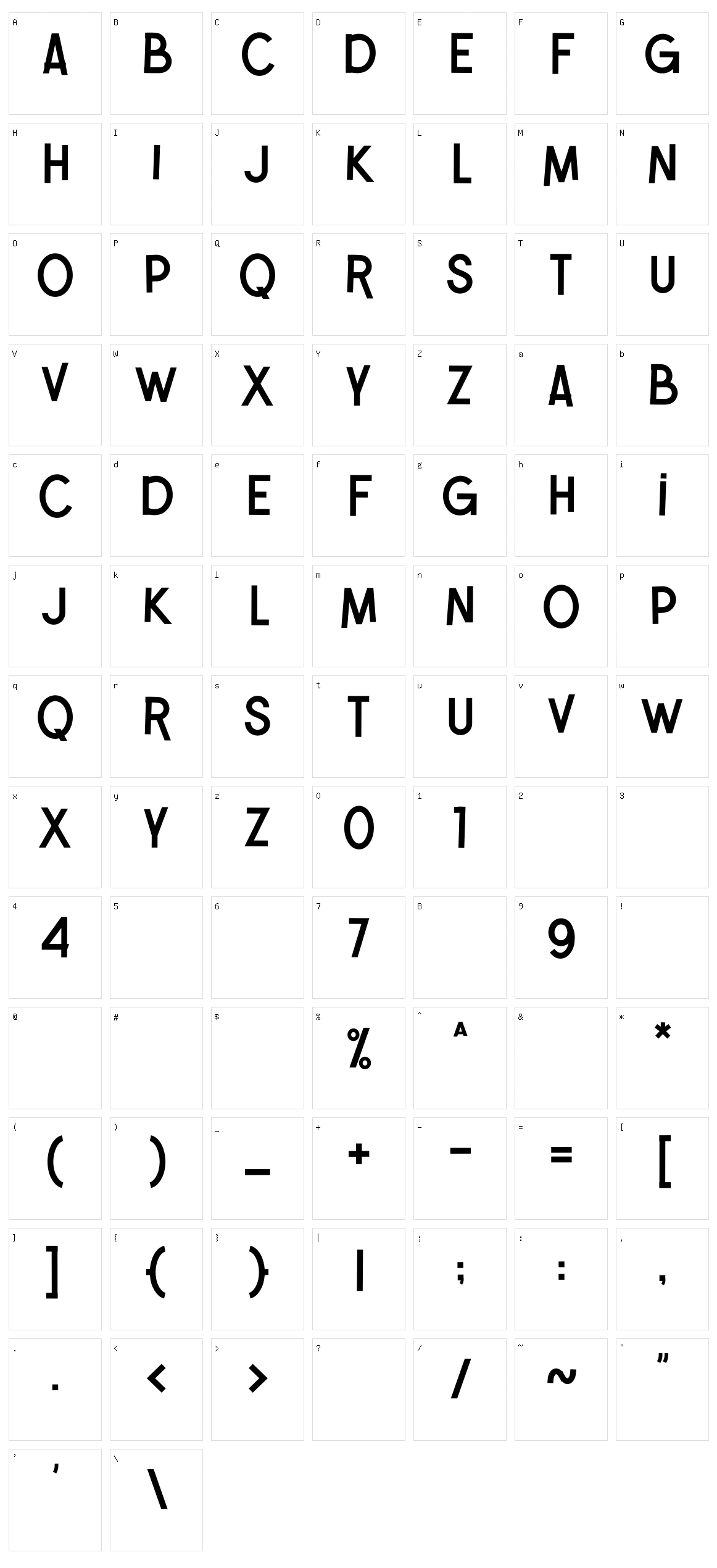 Normies Character Set