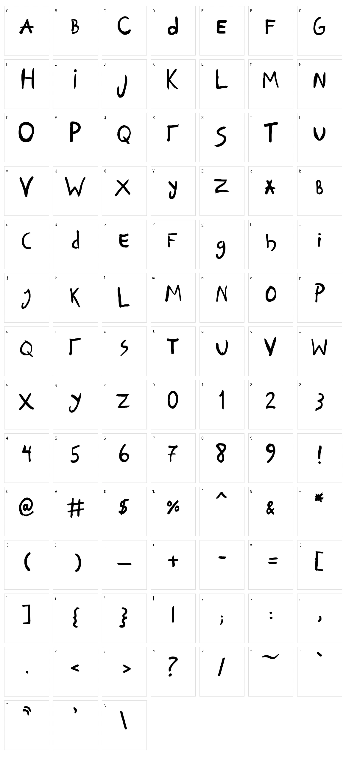 Conviva Character Set
