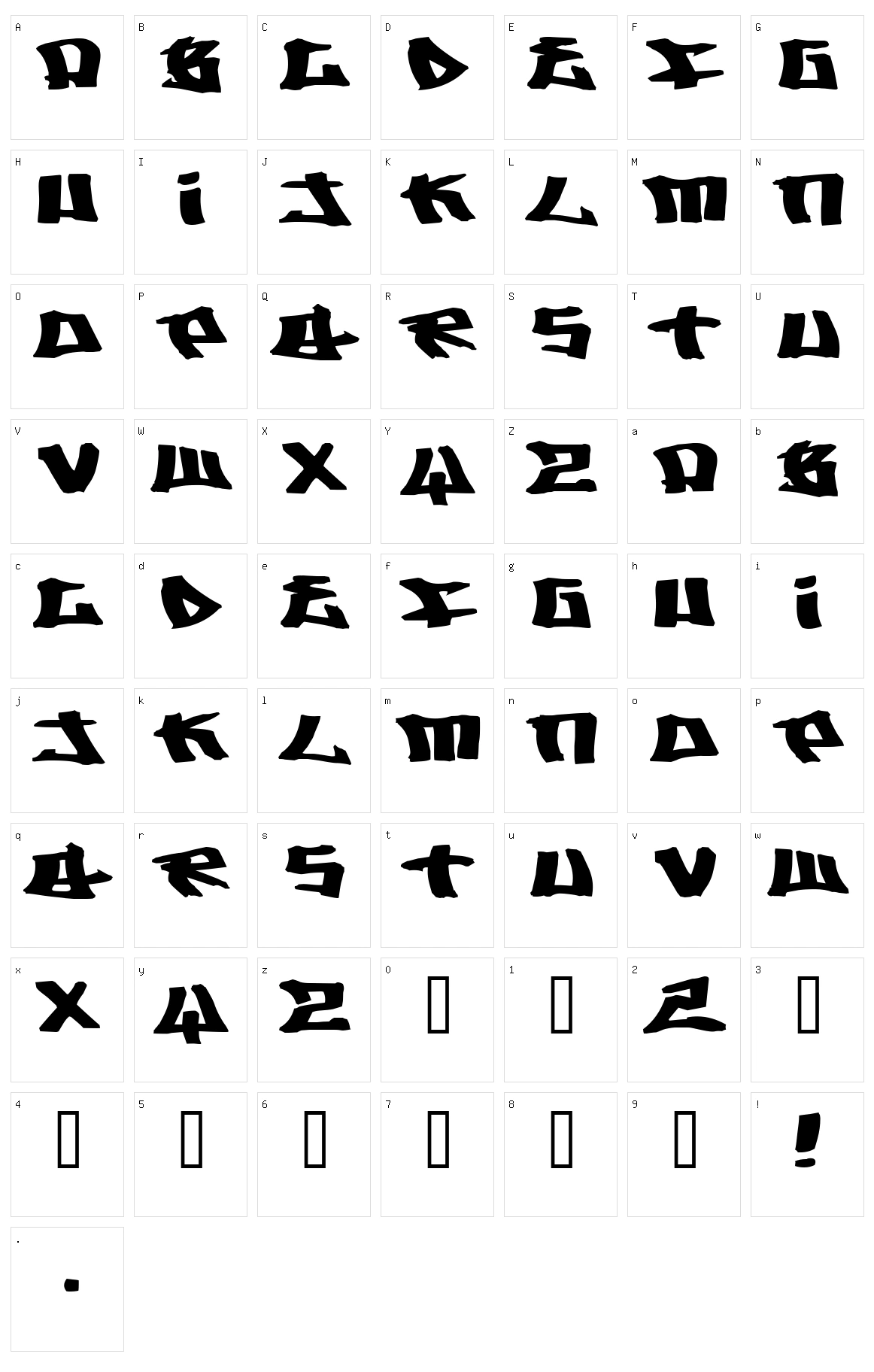 Writers 2 Character Set