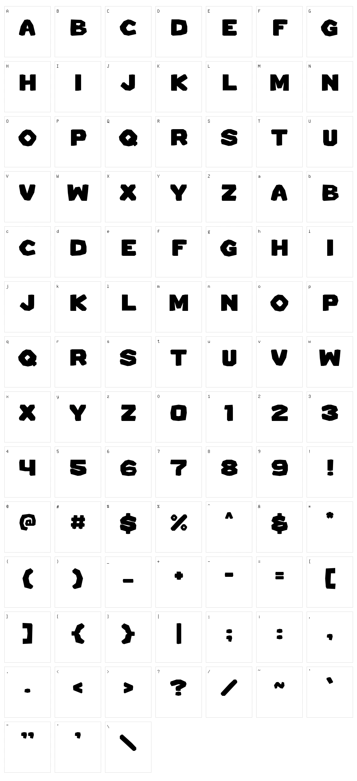 Paleo Kids Character Set
